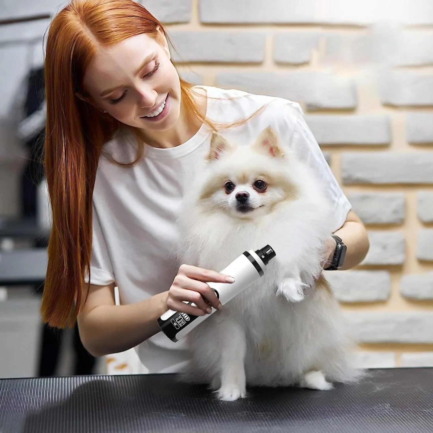 سوهان ناخن حیوانات خانگی برای سگ - دستگاه سوهان ناخن با چراغ LED برای گربه ها - ابزار آرایش ناخن برقی حیوانات خانگی ارگونومیک برای توله سگ و بچه گربه کوچک، متوسط و بزرگ سوهان ناخن حیوانات خانگی برای سگ - دستگاه سوهان ناخن با چراغ LED برای گربه ها - ابزار آرایش ناخن برقی حیوانات خانگی ارگونومیک برای توله سگ و بچه گربه کوچک، متوسط و بزرگ