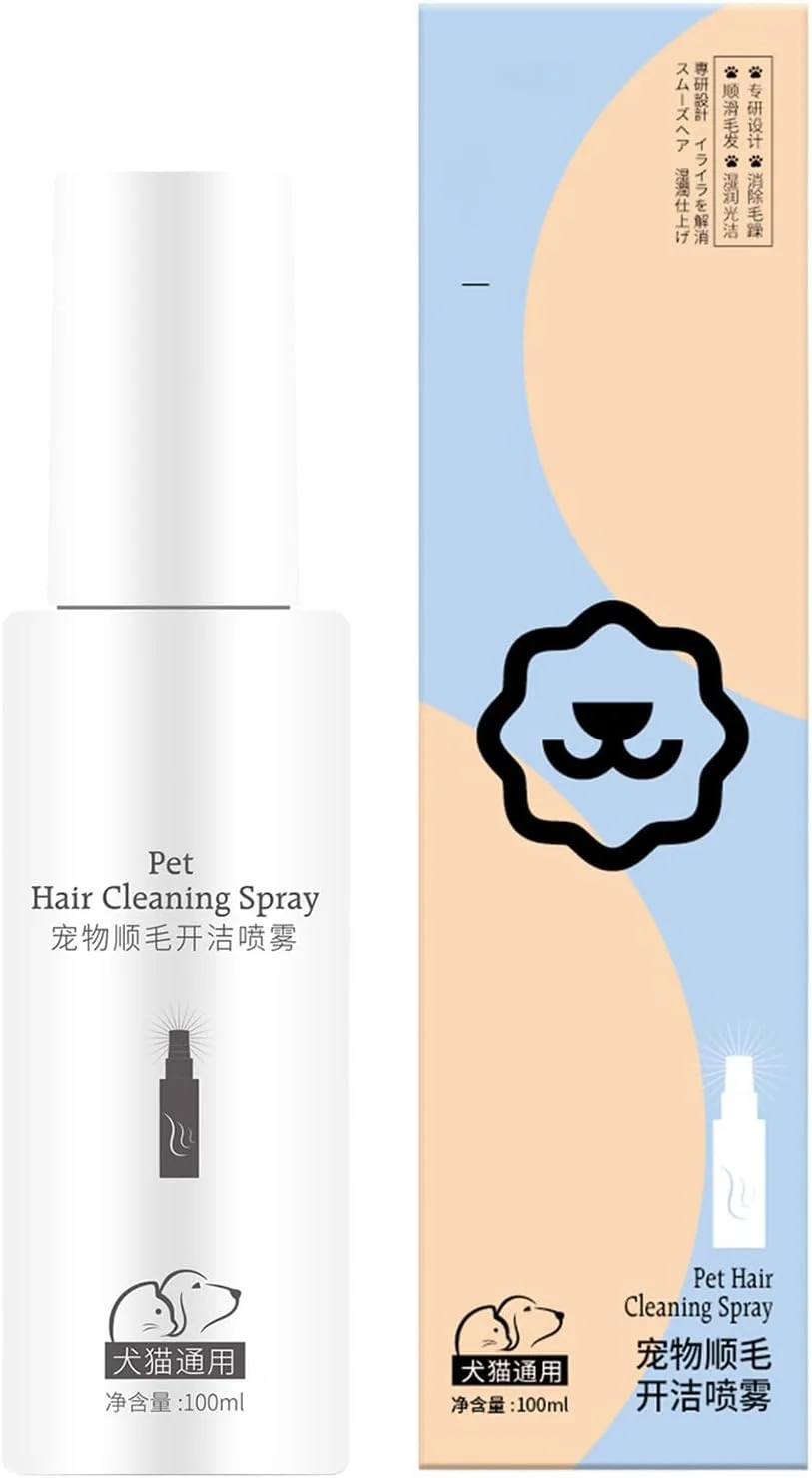 اسپری نرم کننده موی سگ، 100 میلی لیتر، نرم کننده مخصوص آراستگی | مرطوب کننده و از بین برنده بوی بد توله سگ | برای باز کردن گره مو، مناسب برای حمام، استفاده خانگی، گربه، سگ و آراستگی حیوانات خانگی اسپری نرم کننده موی سگ، 100 میلی لیتر، نرم کننده مخصوص آراستگی | مرطوب کننده و از بین برنده بوی بد توله سگ | برای باز کردن گره مو، مناسب برای حمام، استفاده خانگی، گربه، سگ و آراستگی حیوانات خانگی