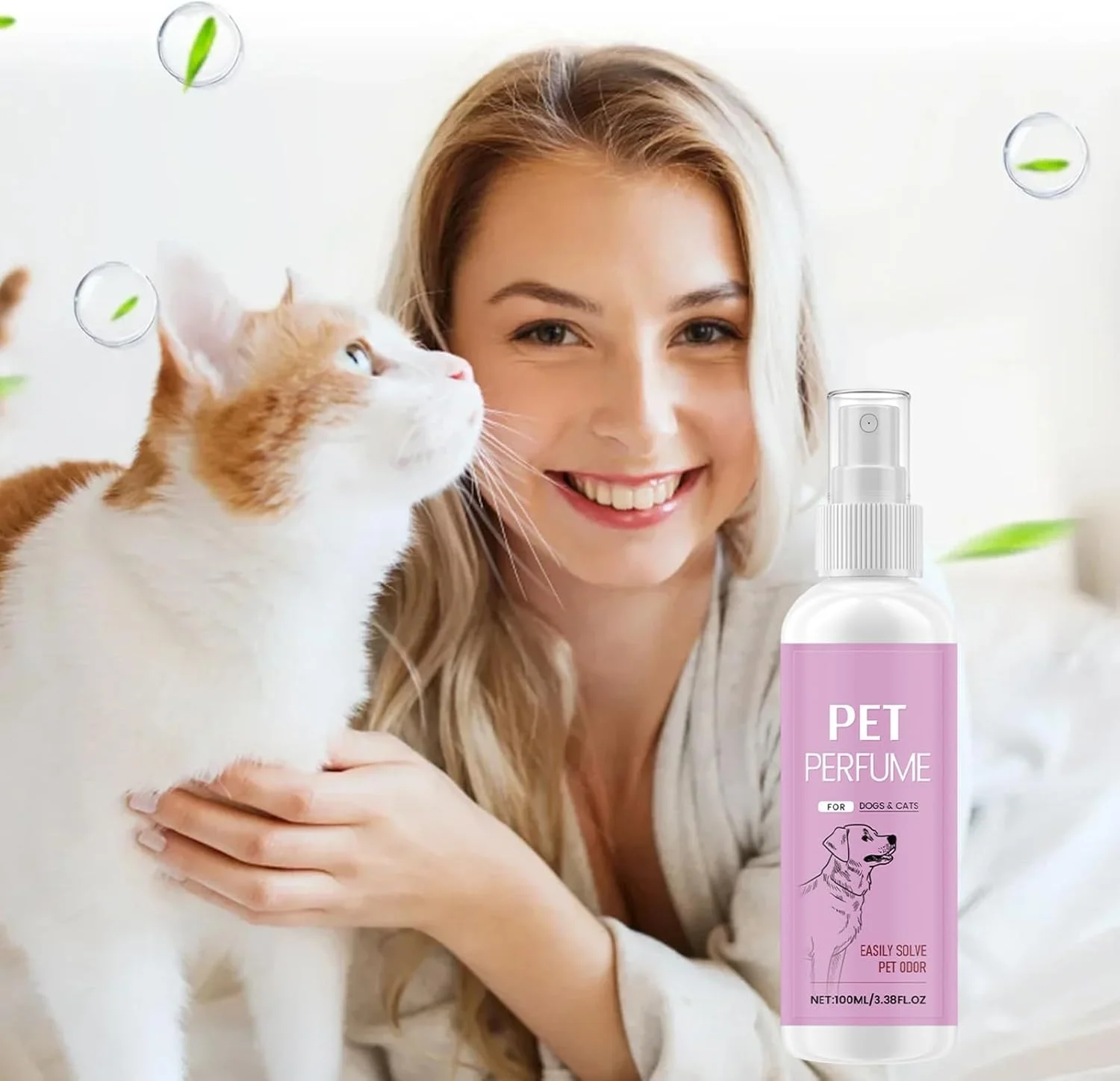 Pet Odor Eliminator for Home | 100ml Pee Smell Eliminator,Natural Freshener Cleaner with Long-Lasting Fragrance Portable for Room Upholstery Trash Fabric Couch Furniture Pet Odor Eliminator for Home | 100ml Pee Smell Eliminator,Natural Freshener Cleaner with Long-Lasting Fragrance Portable for Room Upholstery Trash Fabric Couch Furniture