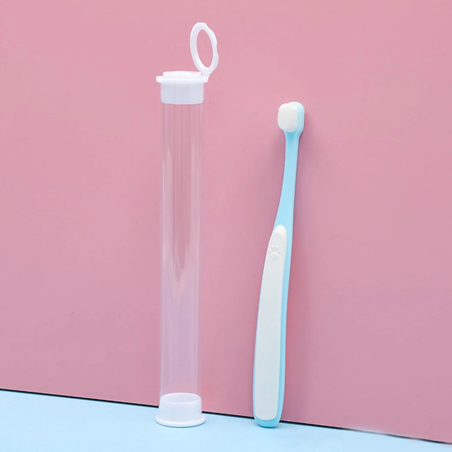 Pet Toothbrush - Brushing Kit Gum Care Teeth Supply - Small Dog Toothbrush | for Cleaning Puppy Kitten Daily Home Travel Indoor Outdoor Bathing Pet Toothbrush - Brushing Kit Gum Care Teeth Supply - Small Dog Toothbrush | for Cleaning Puppy Kitten Daily Home Travel Indoor Outdoor Bathing