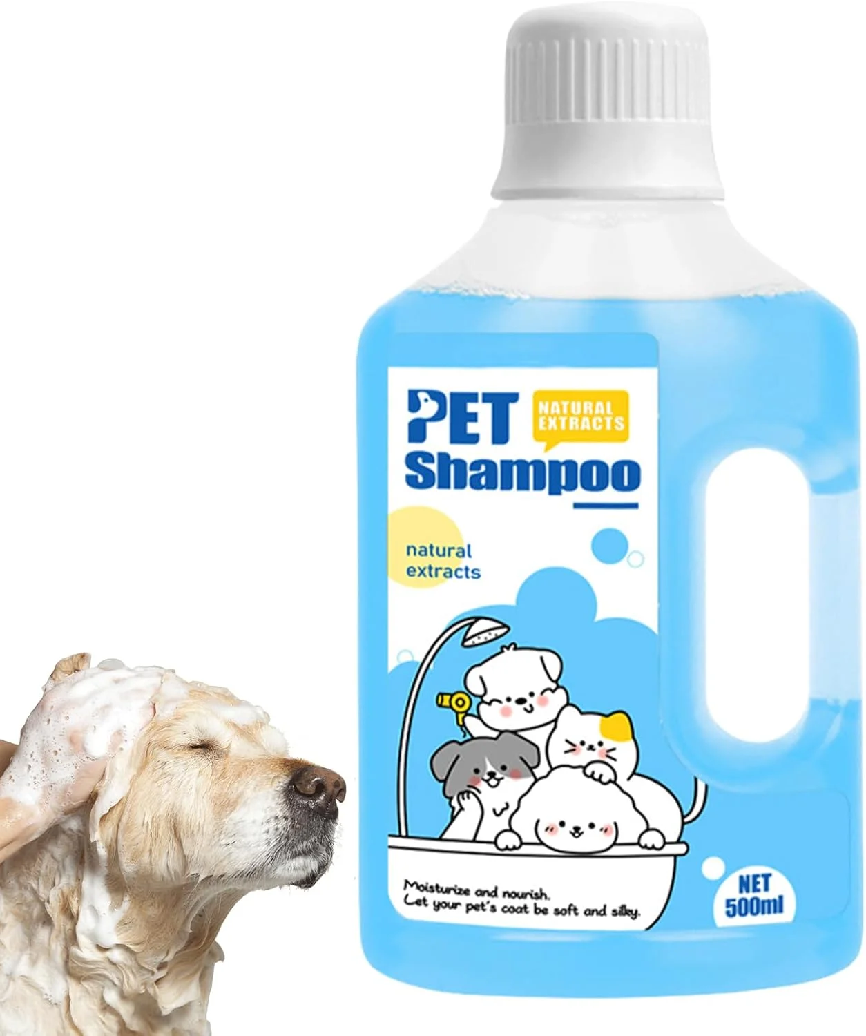 شامپو حیوانات خانگی برای سگ ها - پاک کننده شستشوی بدن 500 میلی لیتری - شامپو خوشبو کننده حیوانات خانگی | برای بچه گربه، توله سگ، خارش، پوست حساس، بوی بد، پوست خشک، حمام، لکه ادرار شامپو حیوانات خانگی برای سگ ها - پاک کننده شستشوی بدن 500 میلی لیتری - شامپو خوشبو کننده حیوانات خانگی | برای بچه گربه، توله سگ، خارش، پوست حساس، بوی بد، پوست خشک، حمام، لکه ادرار