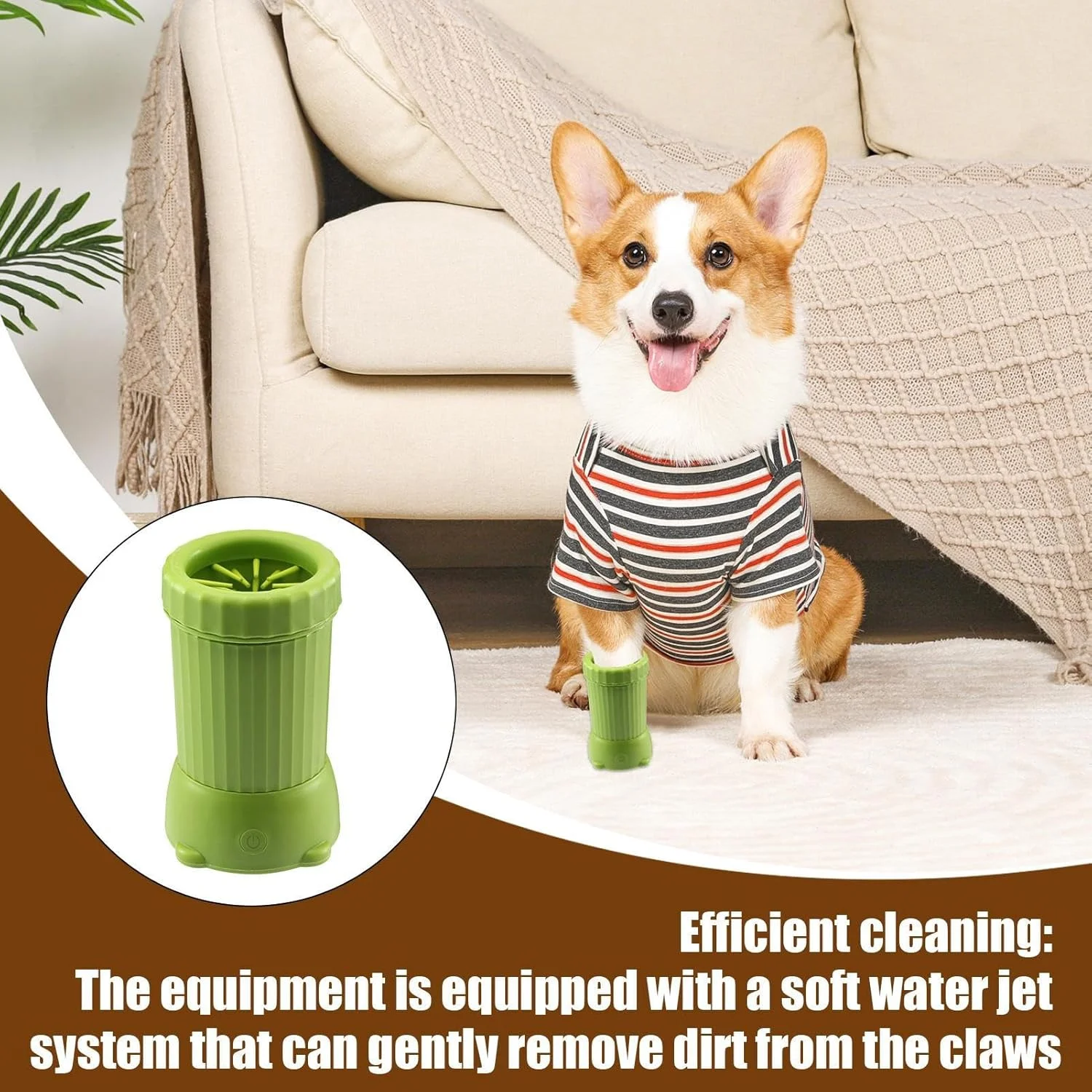 فنجان های تمیز کننده پنجه سگ، دستگاه شستشوی پا شارژ USB، دستگاه شستشوی خودکار پای سگ | برای پیاده روی، مسافرت، توله سگ، بچه گربه فنجان های تمیز کننده پنجه سگ، دستگاه شستشوی پا شارژ USB، دستگاه شستشوی خودکار پای سگ | برای پیاده روی، مسافرت، توله سگ، بچه گربه