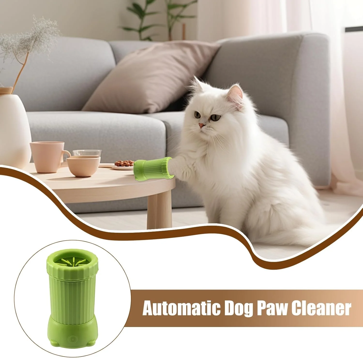 فنجان های تمیز کننده پنجه سگ، دستگاه شستشوی پا شارژ USB، دستگاه شستشوی خودکار پای سگ | برای پیاده روی، مسافرت، توله سگ، بچه گربه فنجان های تمیز کننده پنجه سگ، دستگاه شستشوی پا شارژ USB، دستگاه شستشوی خودکار پای سگ | برای پیاده روی، مسافرت، توله سگ، بچه گربه