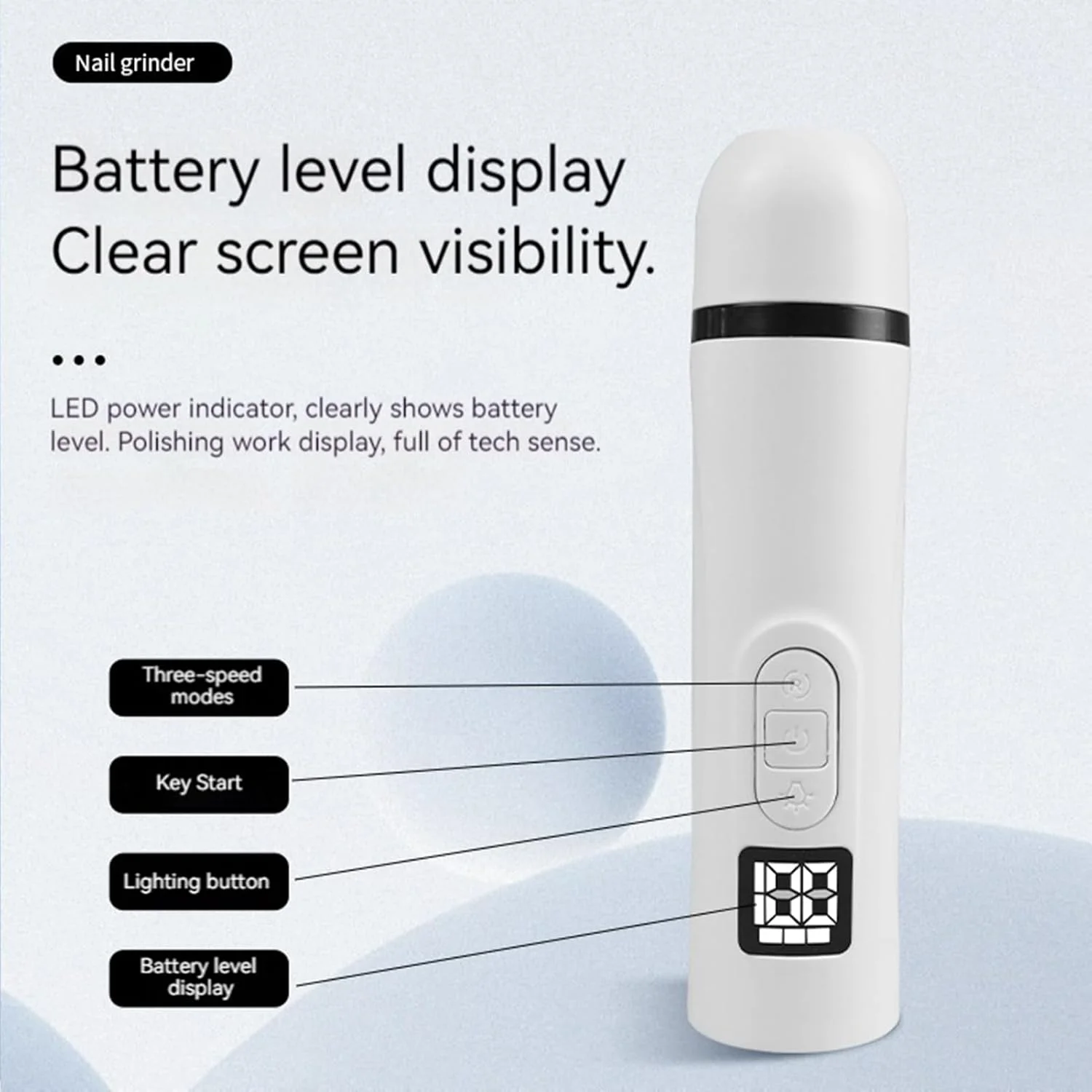 سوهان برقی ناخن سگ - ماشین اصلاح و کوتاه کننده بی صدا - دارای 2 سرعت قابل تنظیم | مناسب برای پیرایش ناخن حیوانات خانگی کوچک در منزل و مسافرت سوهان برقی ناخن سگ - ماشین اصلاح و کوتاه کننده بی صدا - دارای 2 سرعت قابل تنظیم | مناسب برای پیرایش ناخن حیوانات خانگی کوچک در منزل و مسافرت