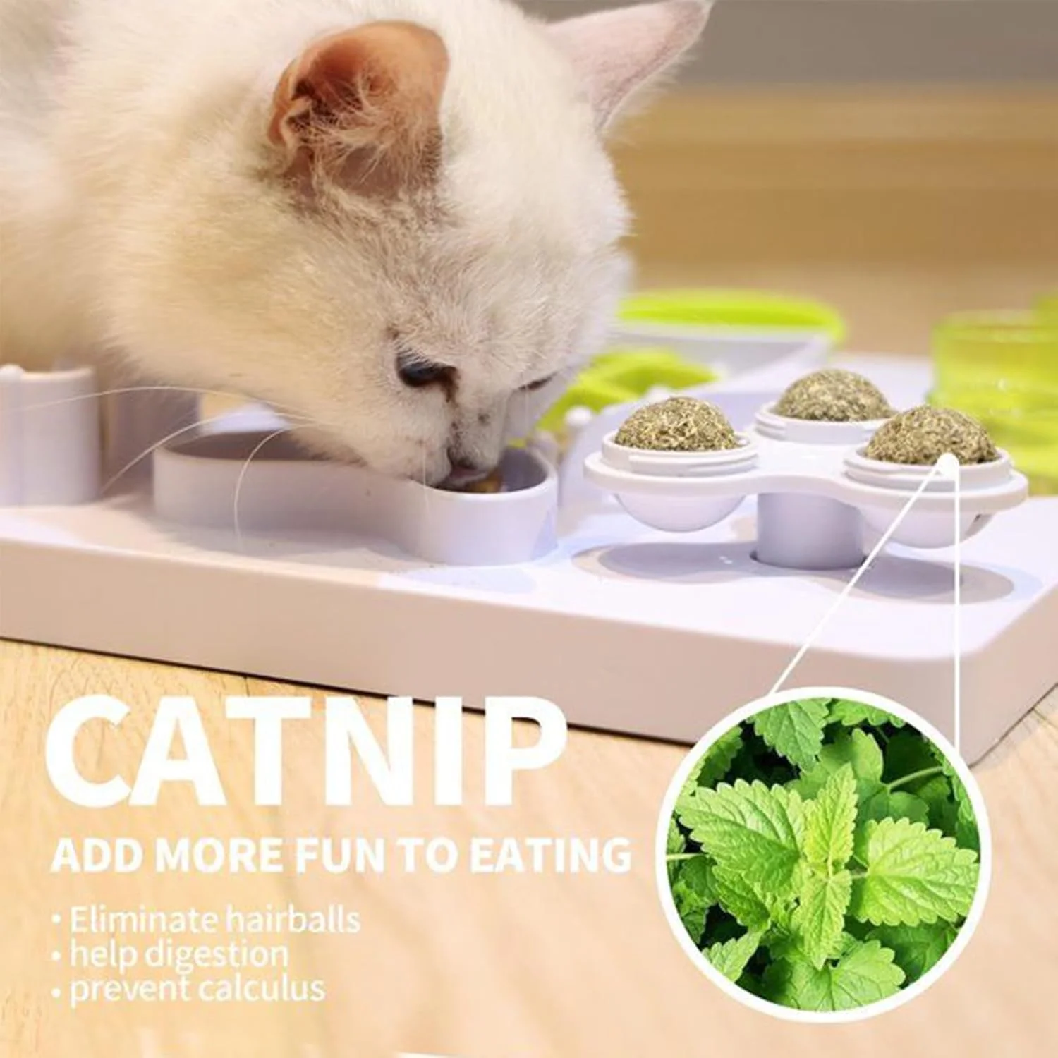 ظرف غذای سگ طرح مارپیچ - ظرف غذای سگ طرح ماهی برای کاهش سرعت غذا خوردن، دارای 3 توپ چرخان علف گربه، پایه ضد لغزش، اسباب بازی تشویقی برای رفع خستگی توله سگ، بچه گربه و گربه مناسب برای مسافرت در فضای باز ظرف غذای سگ طرح مارپیچ - ظرف غذای سگ طرح ماهی برای کاهش سرعت غذا خوردن، دارای 3 توپ چرخان علف گربه، پایه ضد لغزش، اسباب بازی تشویقی برای رفع خستگی توله سگ، بچه گربه و گربه مناسب برای مسافرت در فضای باز