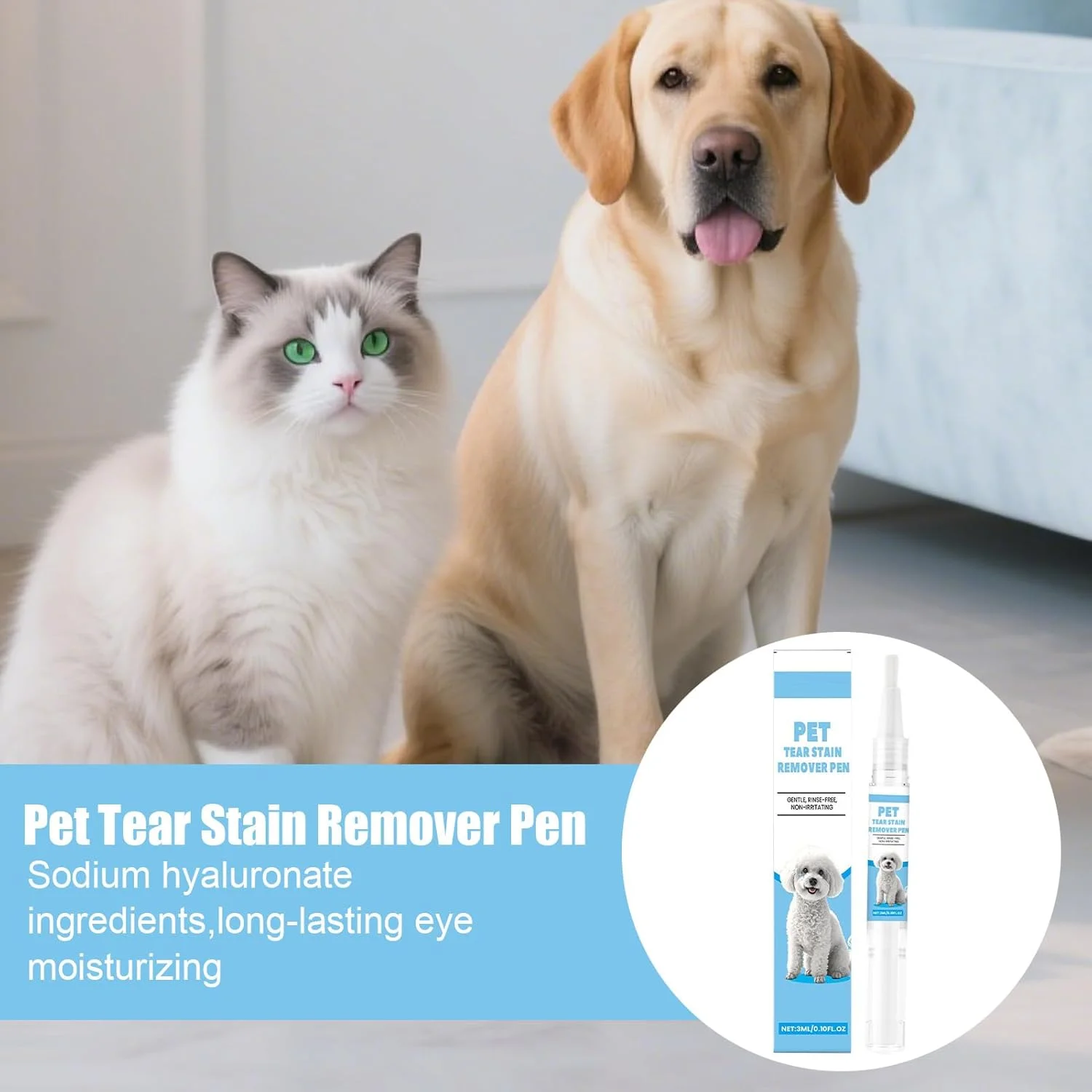 محلول پاک کننده لکه اشک سگ، محلول پاک کننده لکه اشک گربه | ابزار تمیز کننده و نظافت حیوانات خانگی برای تمیز کردن روزانه توله سگ ها، بچه گربه ها و حیوانات کوچک و متوسط و حفظ سلامتی محلول پاک کننده لکه اشک سگ، محلول پاک کننده لکه اشک گربه | ابزار تمیز کننده و نظافت حیوانات خانگی برای تمیز کردن روزانه توله سگ ها، بچه گربه ها و حیوانات کوچک و متوسط و حفظ سلامتی