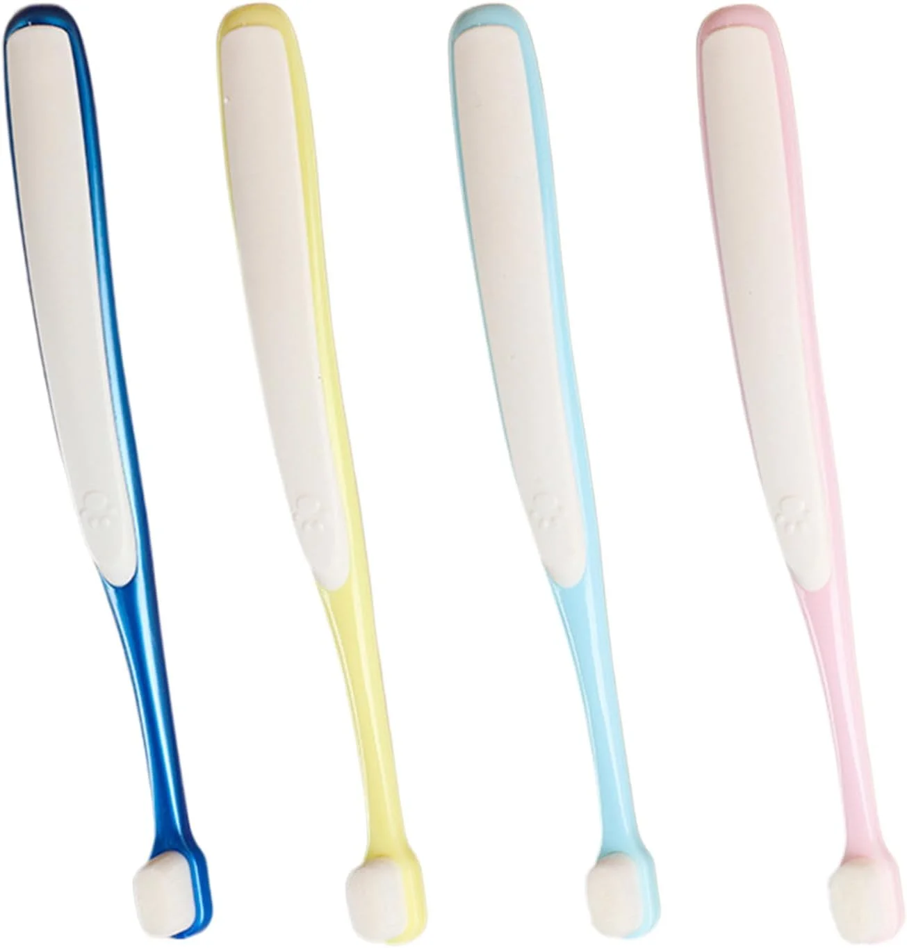 مسواک سگ | کیت برس زدن با سر پهن برای مراقبت از لثه | مسواک برای گربه ها، برای تمیز کردن توله سگ و بچه گربه، استفاده روزانه در خانه، مسافرت، حمام کردن در فضای داخلی و خارجی