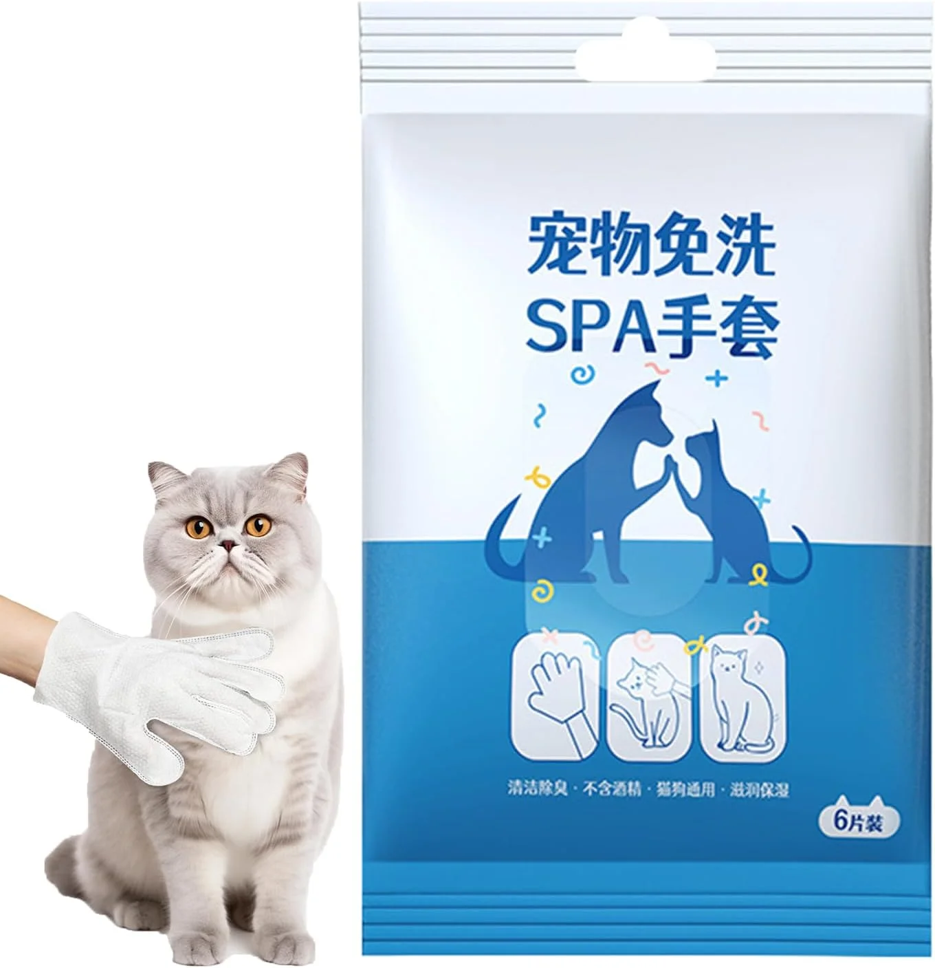 دستکش مرطوب تمیز کننده حیوانات خانگی برای گربه ها | دستکش خشک و خوشبو کننده حیوانات خانگی - دستکش قابل حمل بدون نیاز به آبکشی برای سگ ها، خرگوش ها، بچه گربه ها، توله سگ ها، حیوانات مسن، مناسب برای نظافت، کمپینگ، پیاده روی در فضای باز، مسافرت و منزل دستکش مرطوب تمیز کننده حیوانات خانگی برای گربه ها | دستکش خشک و خوشبو کننده حیوانات خانگی - دستکش قابل حمل بدون نیاز به آبکشی برای سگ ها، خرگوش ها، بچه گربه ها، توله سگ ها، حیوانات مسن، مناسب برای نظافت، کمپینگ، پیاده روی در فضای باز، مسافرت و منزل