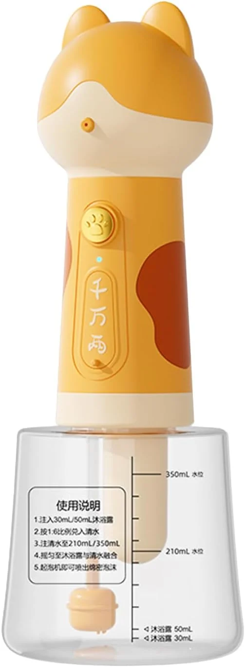 اسپری شامپو سگ - فوم ساز کارتونی شامپو برای حیوانات خانگی | اسپری اتوماتیک برای حمام، دوش، نظافت وان حمام، توالت و دستشویی اسپری شامپو سگ - فوم ساز کارتونی شامپو برای حیوانات خانگی | اسپری اتوماتیک برای حمام، دوش، نظافت وان حمام، توالت و دستشویی