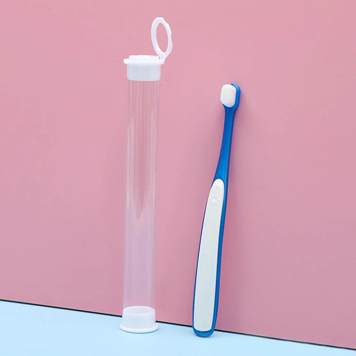 مسواک حیوانات خانگی | کیت مسواک زدن با سر پهن، مراقبت از لثه - مسواک سگ کوچک - برای تمیز کردن روزانه توله سگ و بچه گربه در خانه، مسافرت، داخل و خارج از منزل، حمام مسواک حیوانات خانگی | کیت مسواک زدن با سر پهن، مراقبت از لثه - مسواک سگ کوچک - برای تمیز کردن روزانه توله سگ و بچه گربه در خانه، مسافرت، داخل و خارج از منزل، حمام