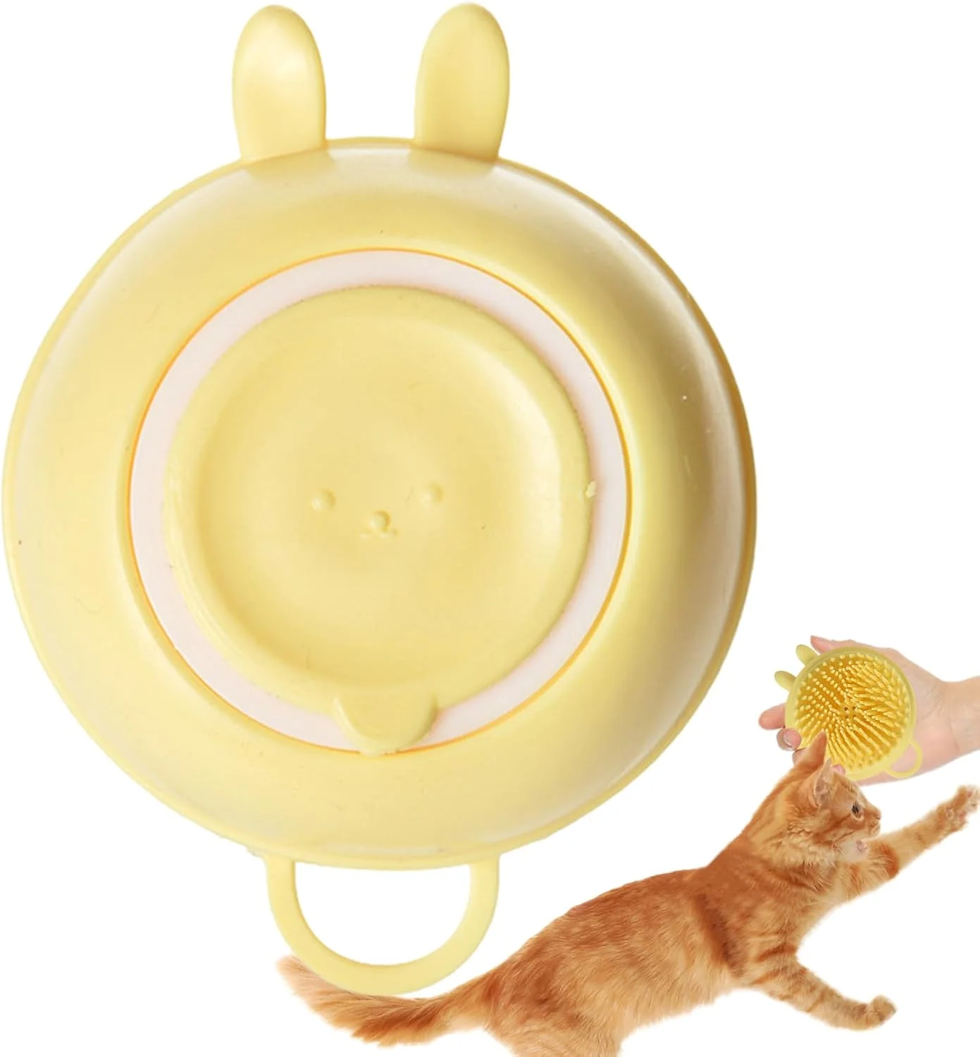 برس حمام حیوانات خانگی | اسکرابر توله سگ سیلیکونی طرح خرگوش - اسکرابر حمام سگ | برای ماساژ، شستشو، شامپو زدن، مراقبت از مو و پوشش موی حیوانات خانگی، گربه و توله سگ برس حمام حیوانات خانگی | اسکرابر توله سگ سیلیکونی طرح خرگوش - اسکرابر حمام سگ | برای ماساژ، شستشو، شامپو زدن، مراقبت از مو و پوشش موی حیوانات خانگی، گربه و توله سگ