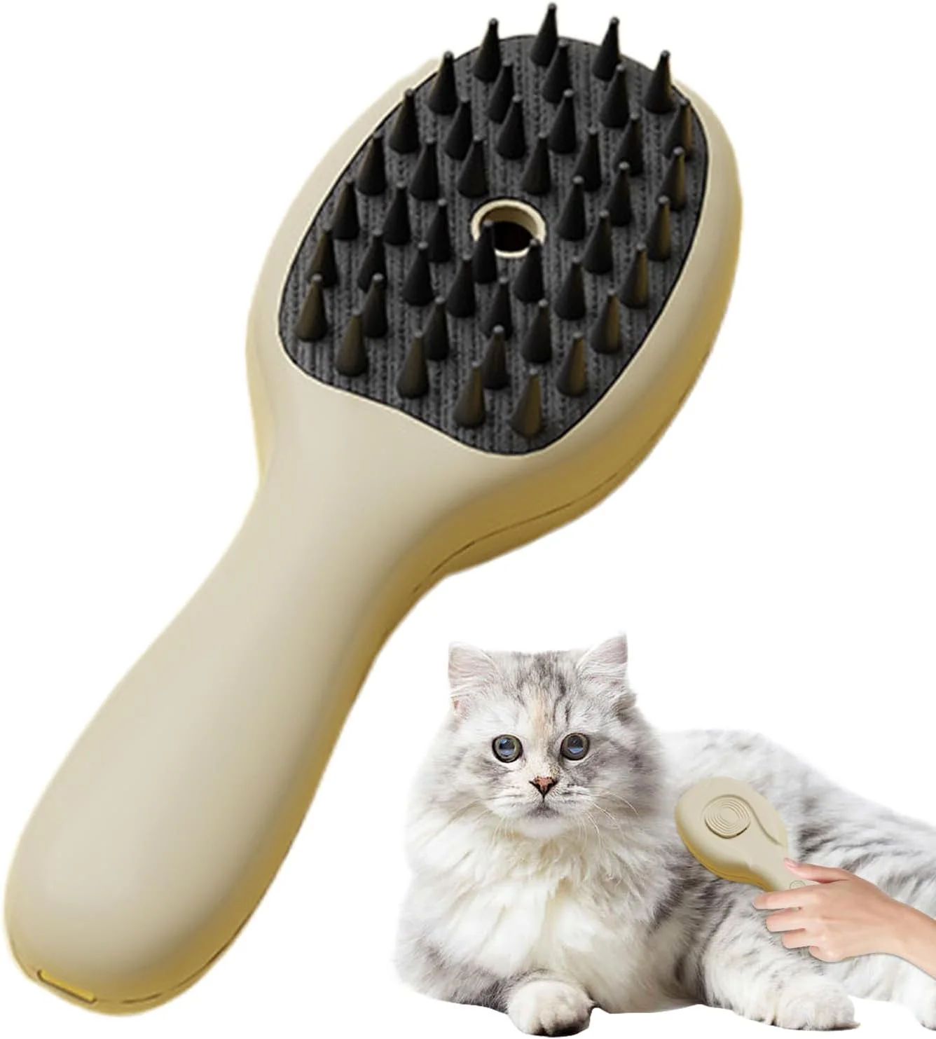 برس بخار سگ | برس سریع ضد الکتریسیته ساکن، ابزار نظافت گربه | برای جزئیات بیرونی، تمیز کردن منزل، حمام داخلی، نظافت روزانه، مسافرت، توله سگ، بچه گربه