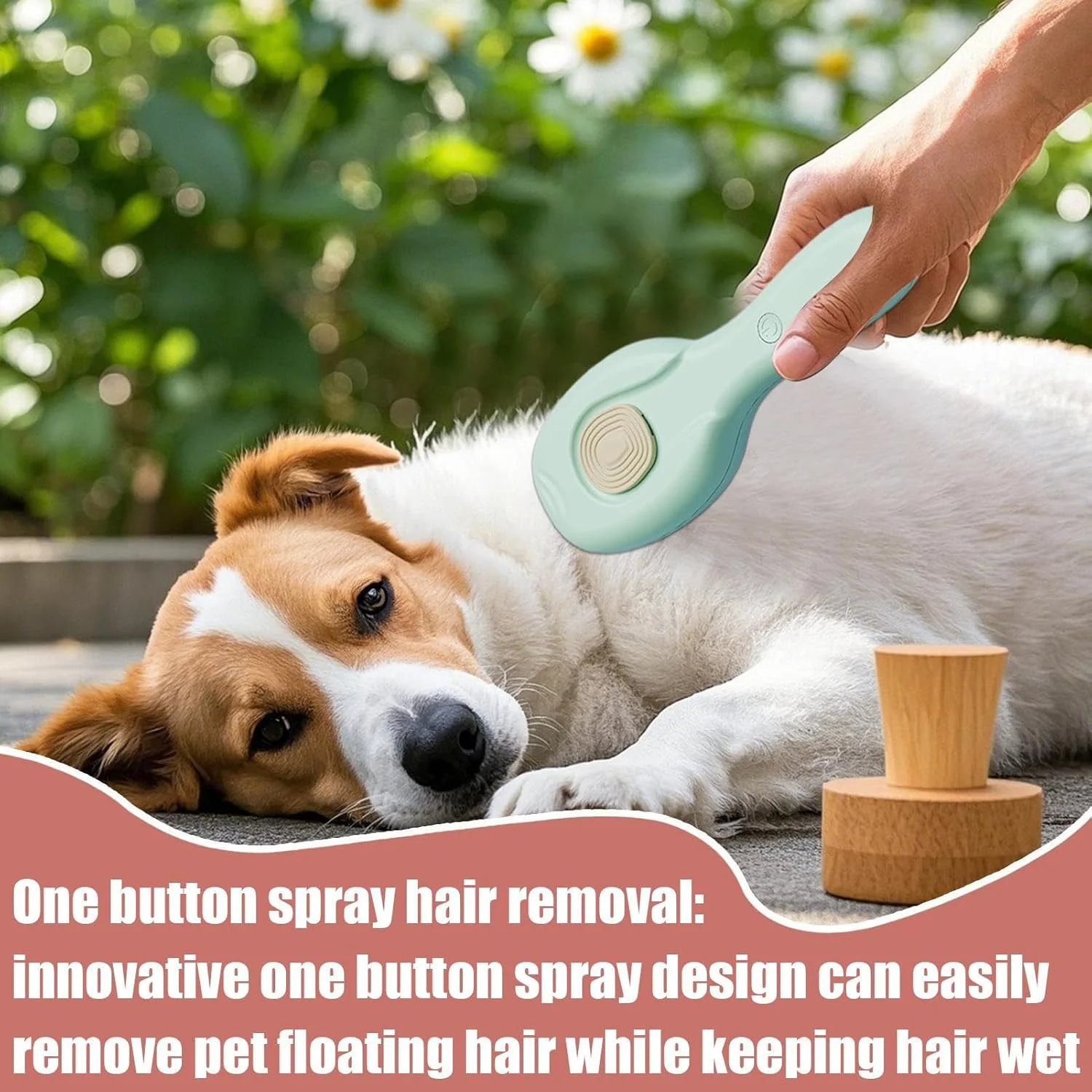 برس بخار گربه | برس سریع ضد الکتریسیته ساکن، شانه بخار تمیز کننده حیوانات خانگی، برای نظافت بیرونی، تمیز کردن منزل، حمام کردن داخلی، نظافت روزانه، مسافرت، توله سگ، بچه گربه