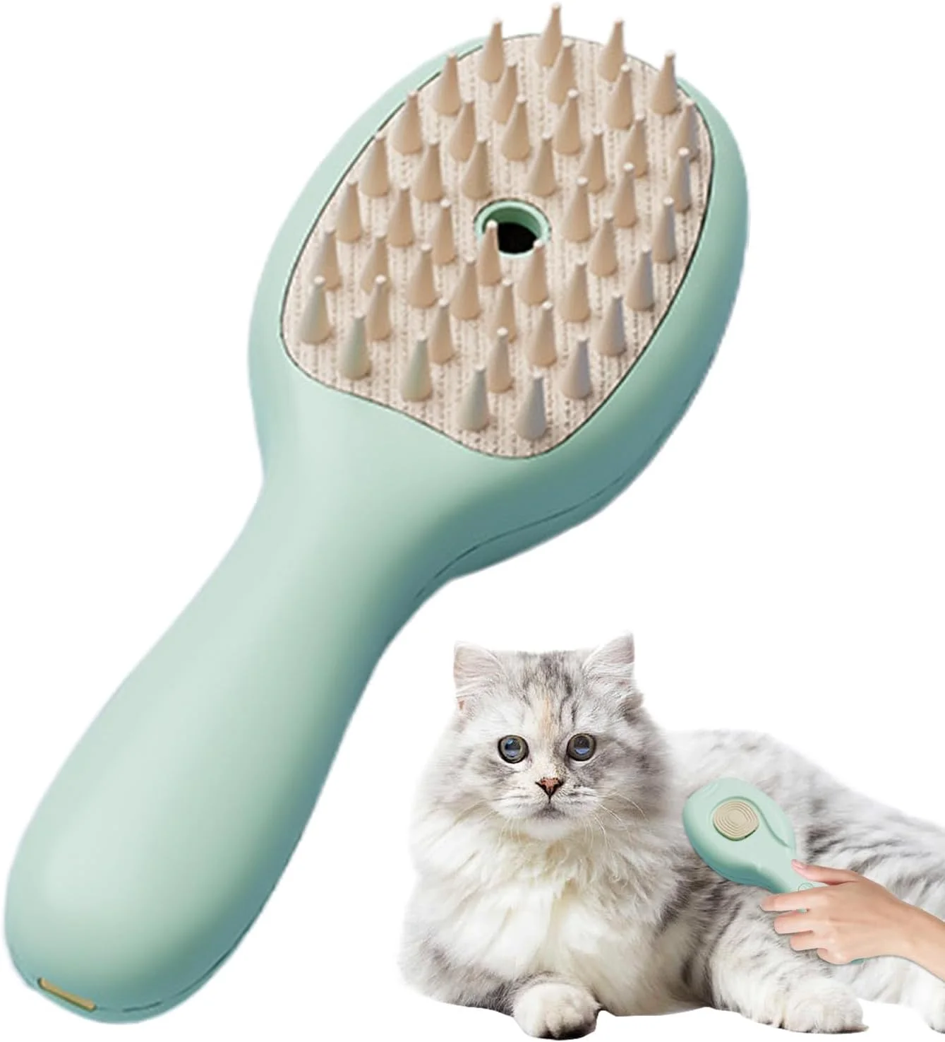 برس بخار گربه، شانه سریع ضد الکتریسیته ساکن، شانه بخار تمیز کننده حیوانات خانگی | برای نظافت بیرونی، تمیز کردن منزل، حمام کردن در محیط داخلی، نظافت روزانه، توله سگ، بچه گربه برس بخار گربه، شانه سریع ضد الکتریسیته ساکن، شانه بخار تمیز کننده حیوانات خانگی | برای نظافت بیرونی، تمیز کردن منزل، حمام کردن در محیط داخلی، نظافت روزانه، توله سگ، بچه گربه