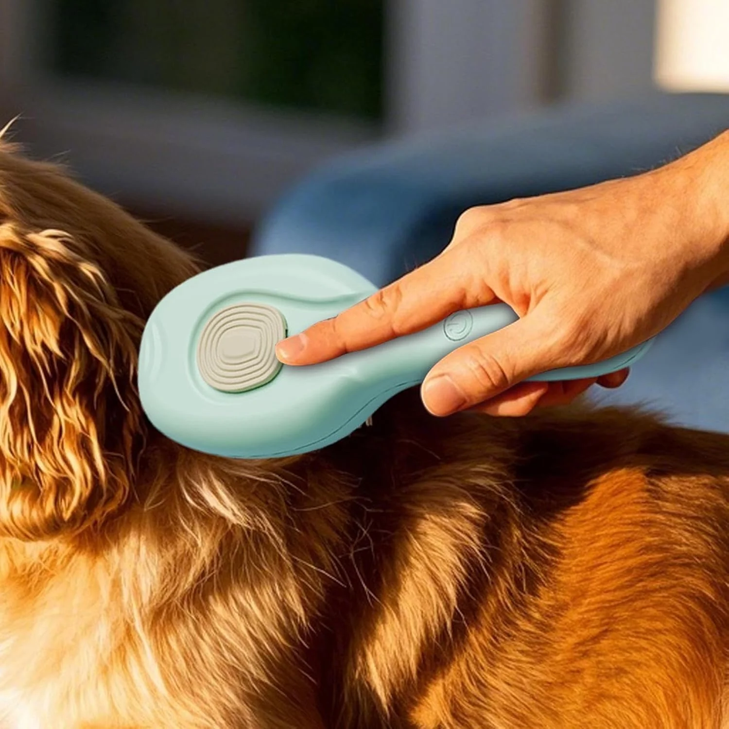 برس بخار گربه، شانه سریع ضد الکتریسیته ساکن، شانه بخار تمیز کننده حیوانات خانگی | برای نظافت بیرونی، تمیز کردن منزل، حمام کردن در محیط داخلی، نظافت روزانه، توله سگ، بچه گربه