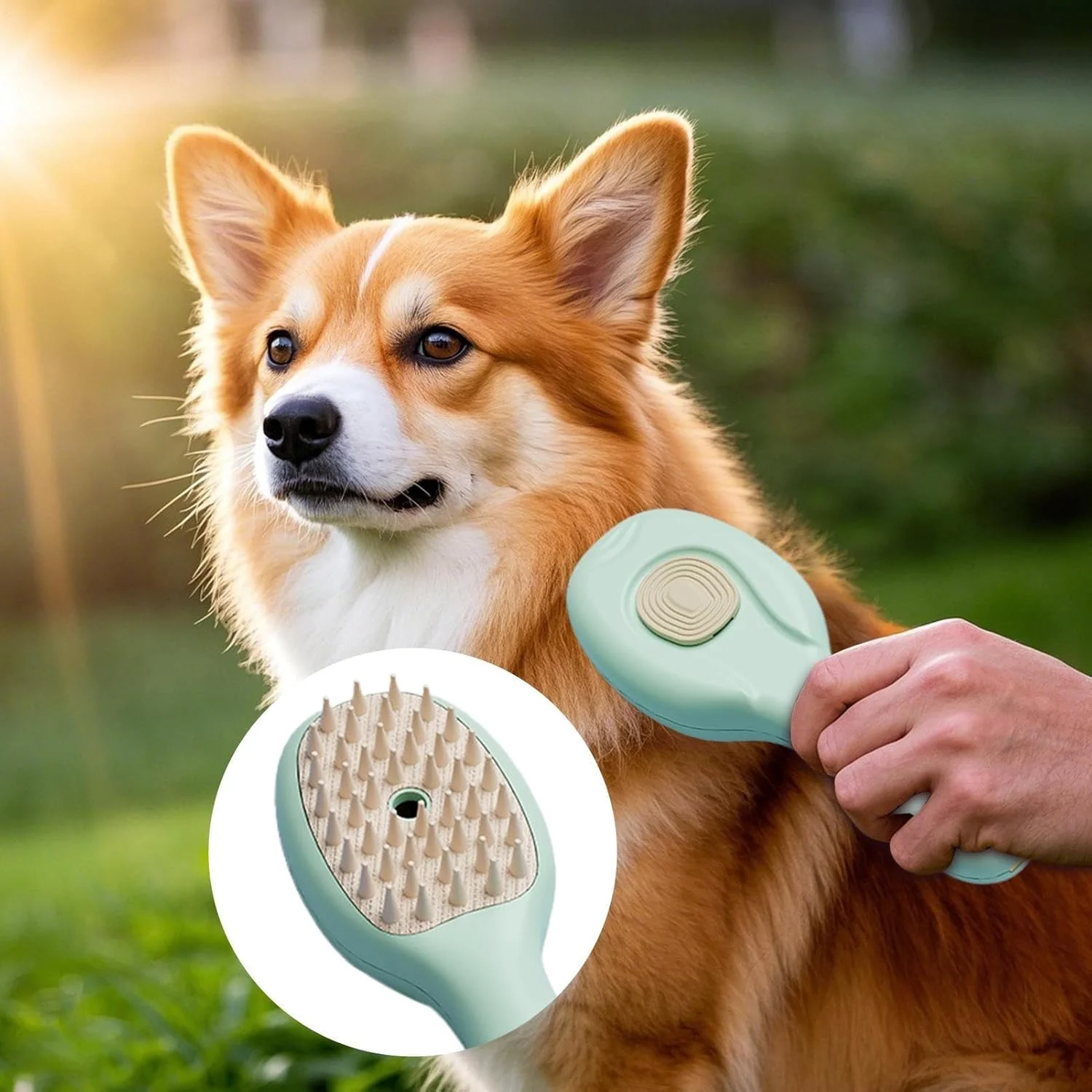 برس بخار گربه - برس سریع ضد الکتریسیته ساکن - شانه اسپری ضد الکتریسیته ساکن گربه - برای نظافت بیرونی، تمیز کردن منزل، حمام کردن در داخل خانه، نظافت روزانه، مسافرت، توله سگ و بچه گربه برس بخار گربه - برس سریع ضد الکتریسیته ساکن - شانه اسپری ضد الکتریسیته ساکن گربه - برای نظافت بیرونی، تمیز کردن منزل، حمام کردن در داخل خانه، نظافت روزانه، مسافرت، توله سگ و بچه گربه