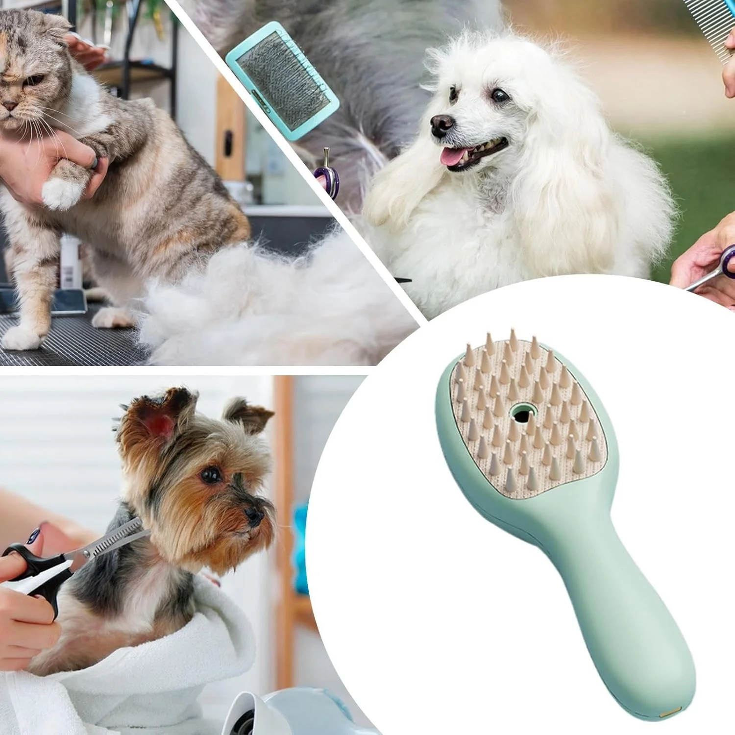 برس بخار گربه - شانه ضد الکتریسیته ساکن سریع - ابزار نظافت گربه - برای جزئیات بیرونی، تمیز کردن منزل، حمام داخلی، نظافت روزانه، مسافرت، توله سگ، بچه گربه برس بخار گربه - شانه ضد الکتریسیته ساکن سریع - ابزار نظافت گربه - برای جزئیات بیرونی، تمیز کردن منزل، حمام داخلی، نظافت روزانه، مسافرت، توله سگ، بچه گربه