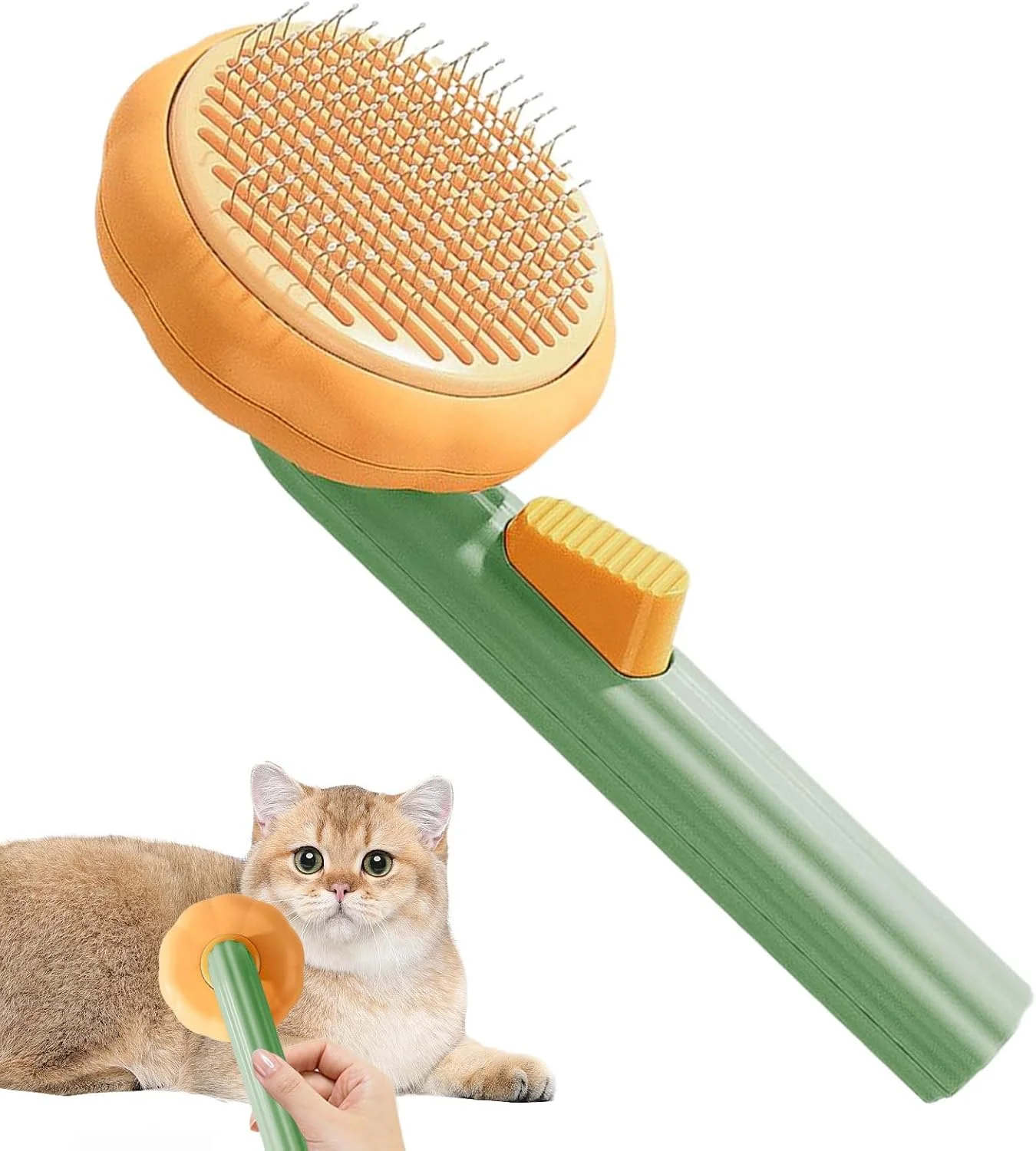 برس نظافت سگ، برس نظافت مو برای ریزش موی سگ، شانه گره باز کن خود تمیز شونده با عملکرد ماساژ برای حمام کردن توله سگ و گربه، مراقبت از موی فرش در خانه برس نظافت سگ، برس نظافت مو برای ریزش موی سگ، شانه گره باز کن خود تمیز شونده با عملکرد ماساژ برای حمام کردن توله سگ و گربه، مراقبت از موی فرش در خانه