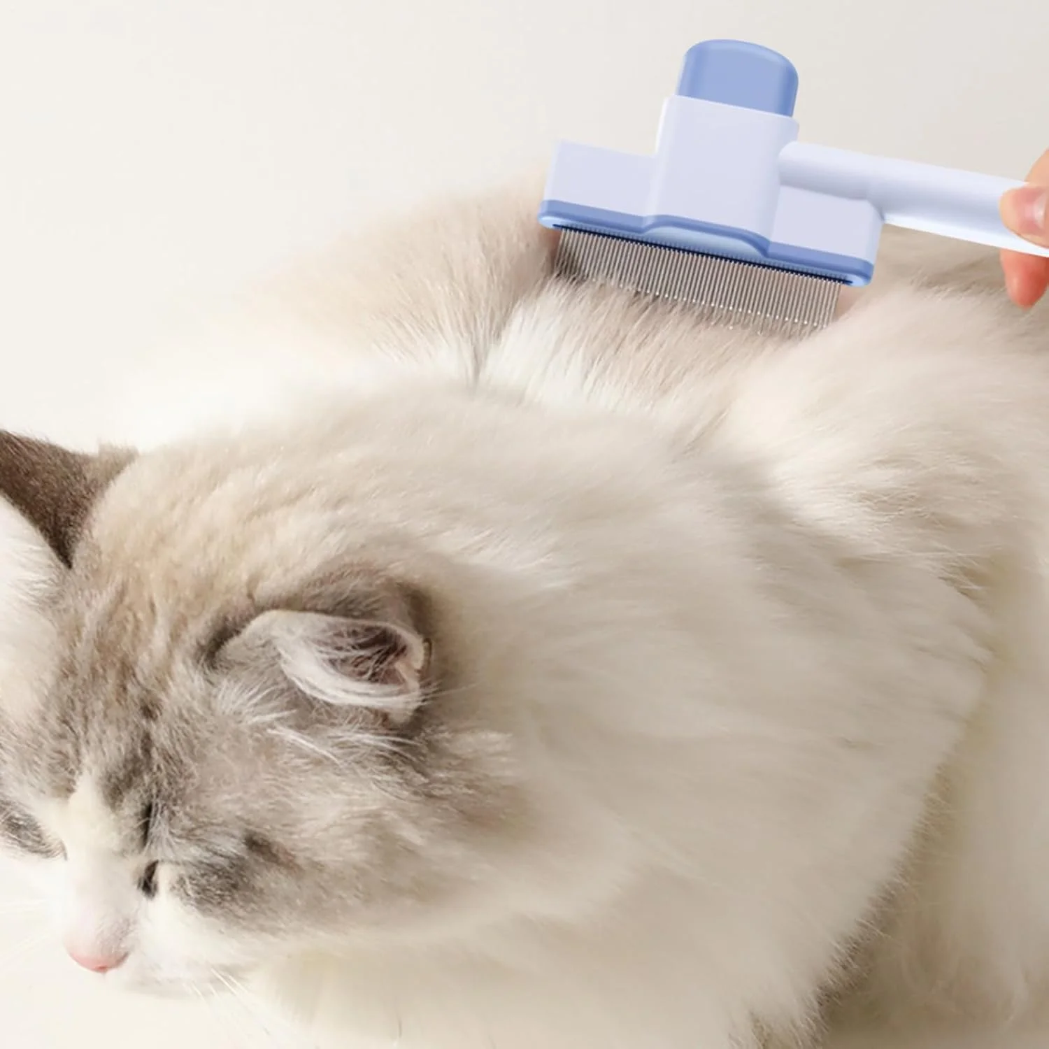 برس گربه، شانه با دسته ارگونومیک | شانه حیوانات خانگی برای گربه ها | برای حمام کردن، نظافت حیوانات کوچک، ریزش مو در محیط داخلی، تمیز کردن برس گربه، شانه با دسته ارگونومیک | شانه حیوانات خانگی برای گربه ها | برای حمام کردن، نظافت حیوانات کوچک، ریزش مو در محیط داخلی، تمیز کردن