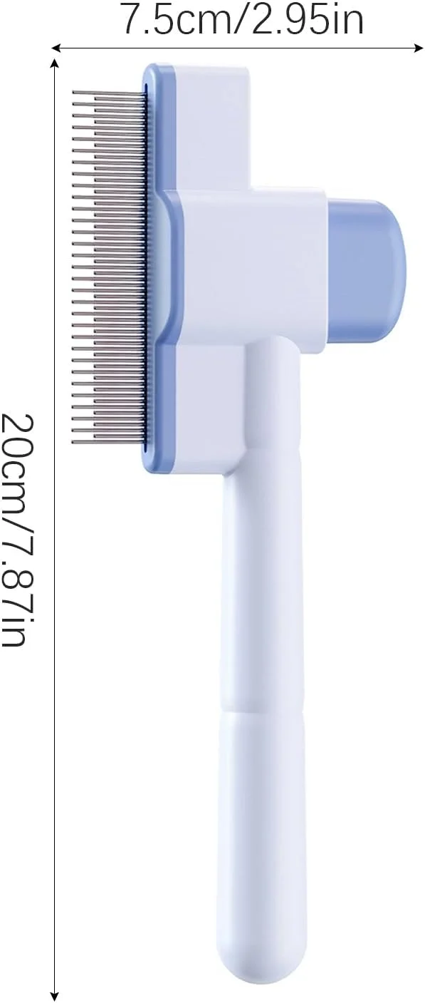 برس گربه، شانه با دسته ارگونومیک | شانه حیوانات خانگی برای گربه ها | برای حمام کردن، نظافت حیوانات کوچک، ریزش مو در محیط داخلی، تمیز کردن برس گربه، شانه با دسته ارگونومیک | شانه حیوانات خانگی برای گربه ها | برای حمام کردن، نظافت حیوانات کوچک، ریزش مو در محیط داخلی، تمیز کردن