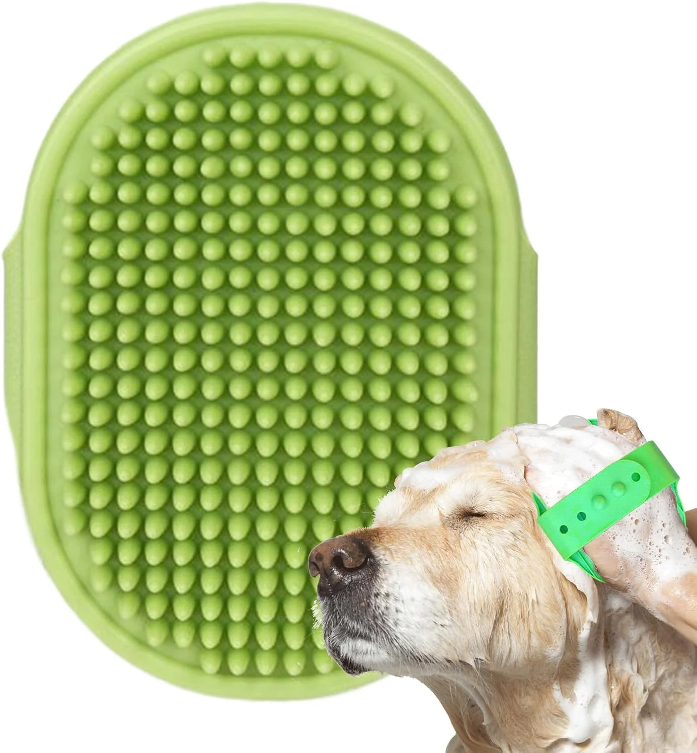 برس سگ برای حیوانات خانگی مو کوتاه، ابزار شانه ماساژ ارگونومیک | برس دوش سگ، برای گربه ها، بچه گربه ها، راسوها، اسب ها، خرگوش ها، خوکچه های هندی، داخل و خارج از خانه