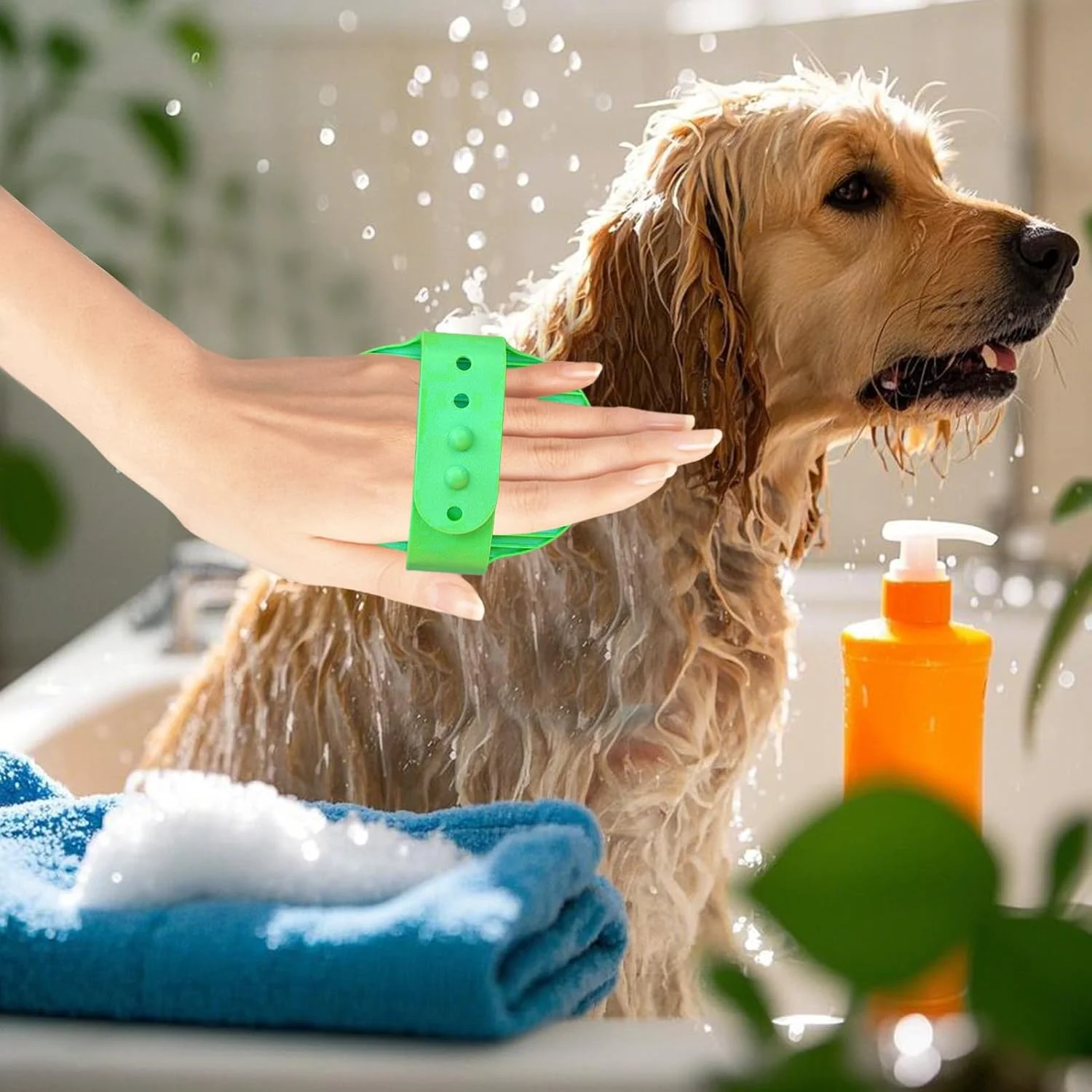 برس شستشوی سگ، شانه ماساژ راحت - برس نرم سگ برای حمام | برای گربه ها توله سگ ها راسوها اسب ها خرگوش ها خوکچه هندی داخل خانه خارج از خانه برس شستشوی سگ، شانه ماساژ راحت - برس نرم سگ برای حمام | برای گربه ها توله سگ ها راسوها اسب ها خرگوش ها خوکچه هندی داخل خانه خارج از خانه