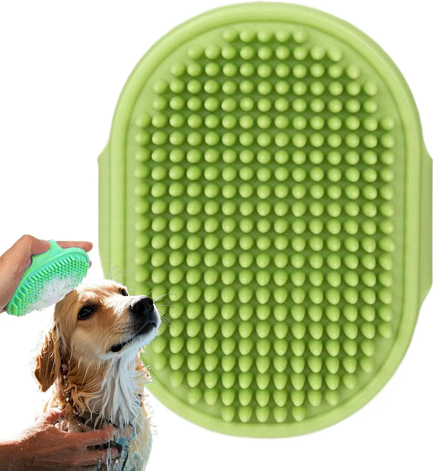 برس اسکرابر سگ برای حمام - شانه ماساژ راحت | برس نرم سگ برای حمام - مناسب برای گربه ها، توله سگ ها، راسوها، اسب ها، خرگوش ها، خوکچه هندی، داخل و خارج از خانه برس اسکرابر سگ برای حمام - شانه ماساژ راحت | برس نرم سگ برای حمام - مناسب برای گربه ها، توله سگ ها، راسوها، اسب ها، خرگوش ها، خوکچه هندی، داخل و خارج از خانه