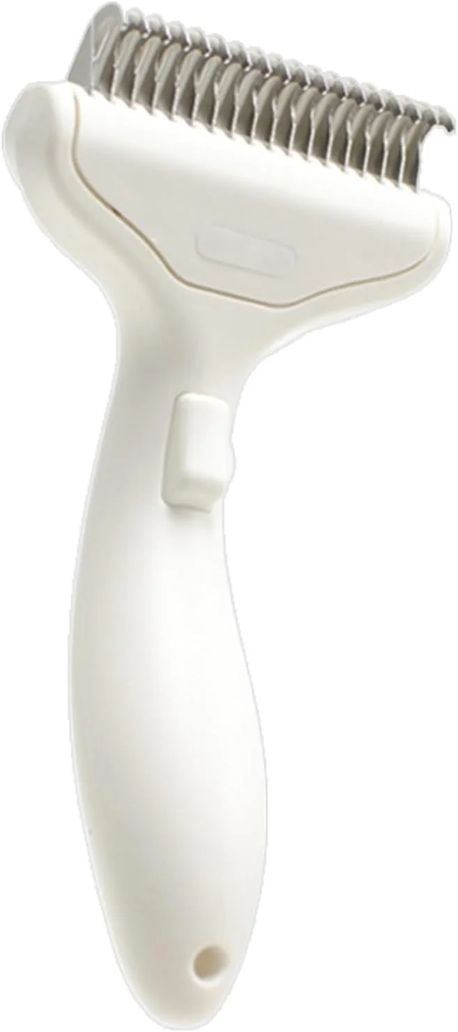 برس ریزش مو سگ | شانه خود تمیز شونده استیل ضد زنگ - شانه تمیز کننده حیوانات خانگی | برای مسافرت، نظافت داخلی و خارجی، نظافت منزل، حمام کردن، استفاده روزانه برای توله سگ و بچه گربه برس ریزش مو سگ | شانه خود تمیز شونده استیل ضد زنگ - شانه تمیز کننده حیوانات خانگی | برای مسافرت، نظافت داخلی و خارجی، نظافت منزل، حمام کردن، استفاده روزانه برای توله سگ و بچه گربه