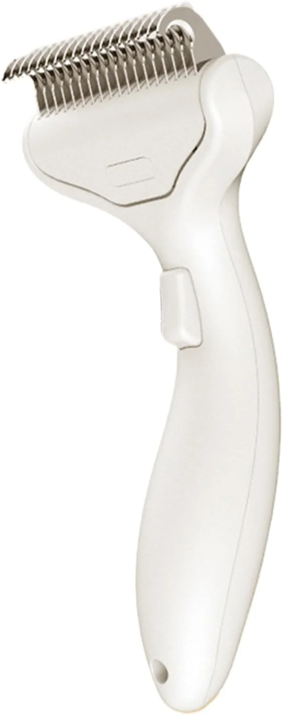 برس موی گربه برای ریزش مو - شانه خود تمیز شونده استیل ضد زنگ - شانه حذف مو | برای تمیز کردن، مسافرت، فضای باز، نظافت داخلی، جزئیات منزل، حمام کردن، توله سگ و بچه گربه