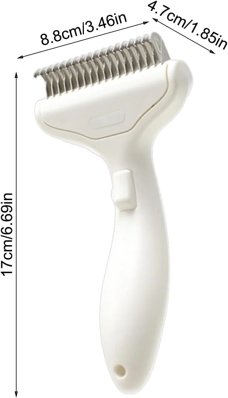 برس ریزش مو برای گربه ها، شانه استیل ضد زنگ خود تمیز شونده - شانه تمیز کننده حیوانات خانگی - برای نظافت روزانه توله سگ و بچه گربه در مسافرت، فضای باز، فضای داخلی، جزئیات منزل و حمام برس ریزش مو برای گربه ها، شانه استیل ضد زنگ خود تمیز شونده - شانه تمیز کننده حیوانات خانگی - برای نظافت روزانه توله سگ و بچه گربه در مسافرت، فضای باز، فضای داخلی، جزئیات منزل و حمام