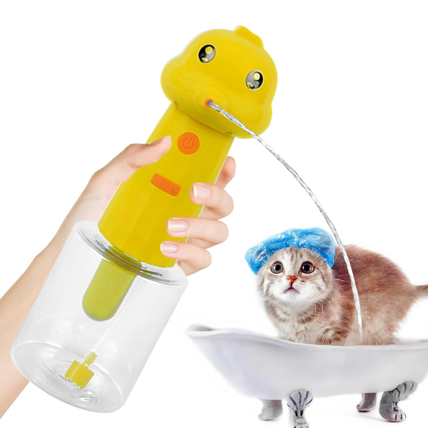 مخزن صابون سگ - اسپری حباب ساز اتوماتیک، فوم ساز شامپو سگ، برای حمام، سینک آشپزخانه، توالت، حمام حیوانات خانگی