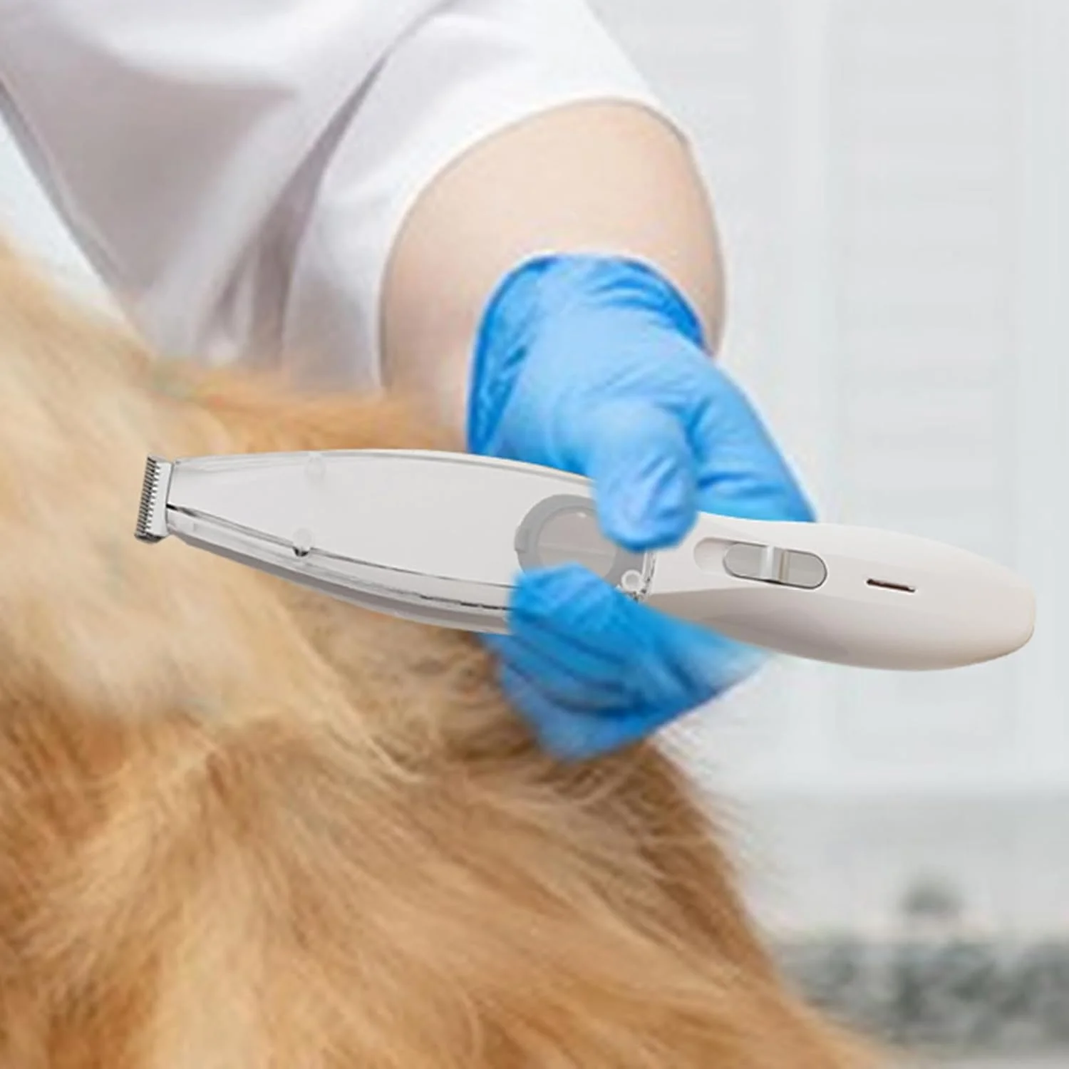 ماشین اصلاح موی پنجه سگ | ماشین اصلاح و سوهان ناخن کم صدا - ماشین اصلاح سگ برای نظافت - برای گربه ها، توله سگ ها، حیوانات خانگی نژاد کوچک و بزرگ، موهای ضخیم و ریزش مو