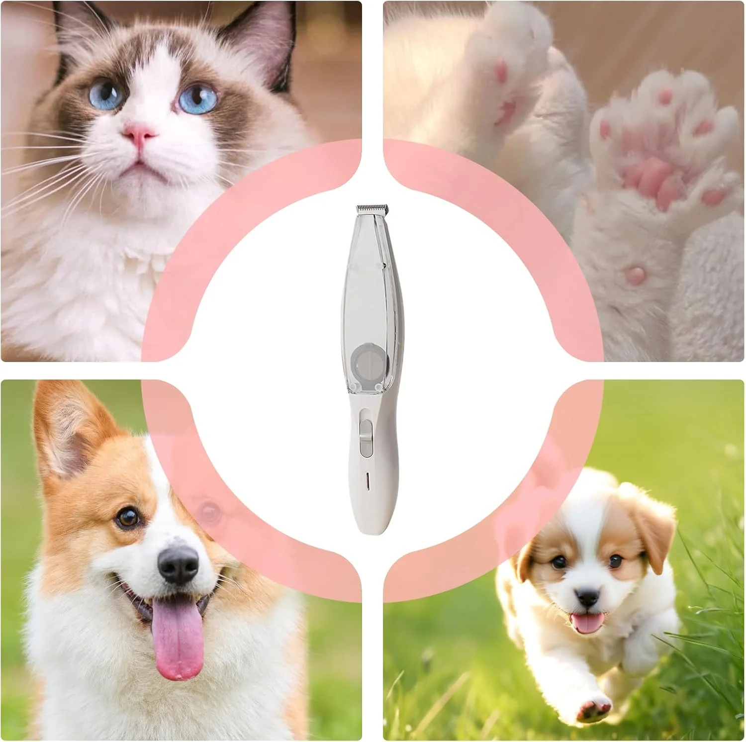 ماشین اصلاح پنجه سگ برای آرایش - ماشین اصلاح و سوهان ناخن، ماشین اصلاح سگ برای آرایش - برای گربه ها، توله سگ ها، حیوانات خانگی نژاد کوچک و بزرگ، پوشش های ضخیم و ریزش مو ماشین اصلاح پنجه سگ برای آرایش - ماشین اصلاح و سوهان ناخن، ماشین اصلاح سگ برای آرایش - برای گربه ها، توله سگ ها، حیوانات خانگی نژاد کوچک و بزرگ، پوشش های ضخیم و ریزش مو