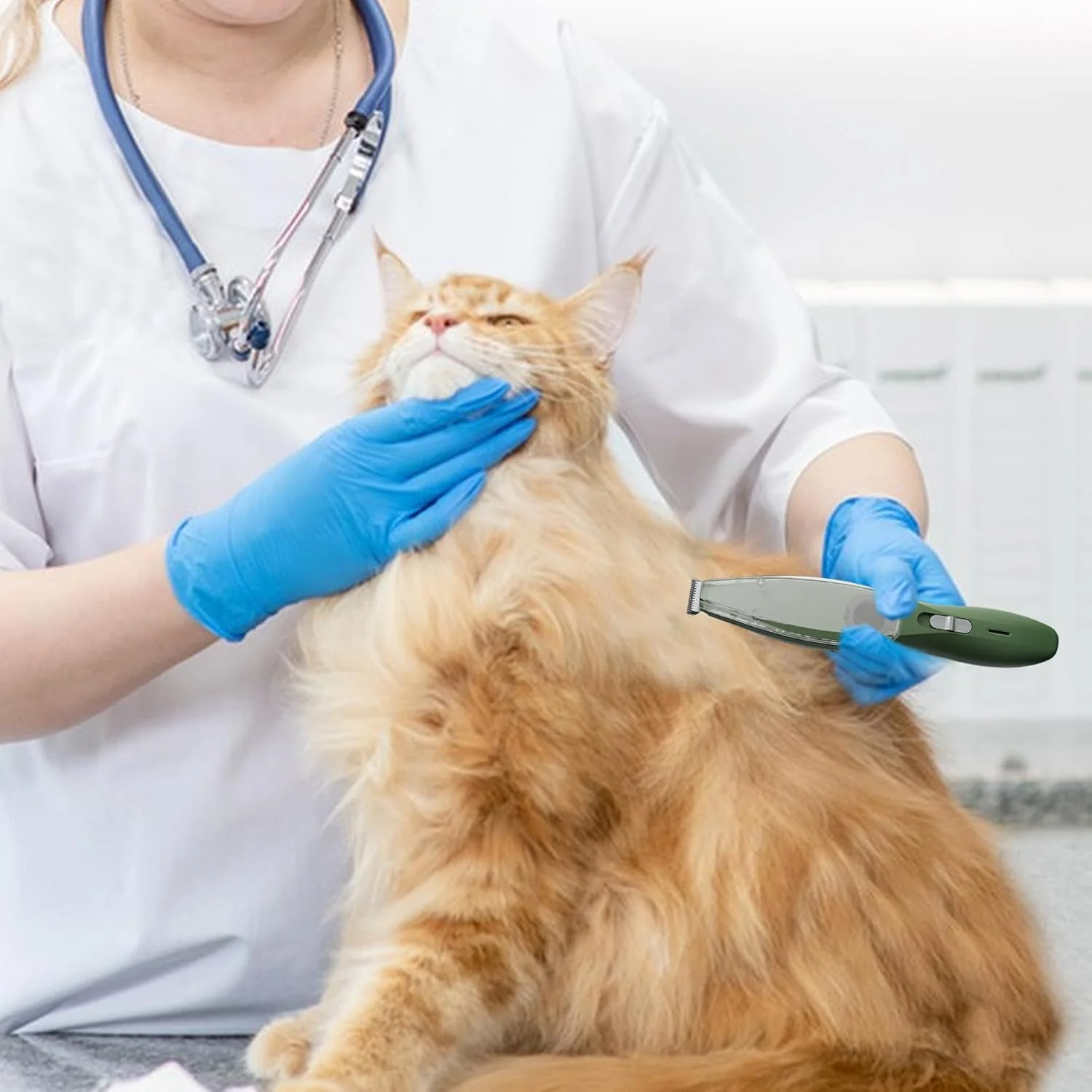 ماشین اصلاح سگ برای پنجه - ماشین اصلاح و آسیاب ناخن کم صدا | ماشین اصلاح موی حیوانات خانگی بی سیم، برای گربه ها، توله سگ ها، حیوانات خانگی نژاد کوچک و بزرگ، پوشش ضخیم و ریزش مو