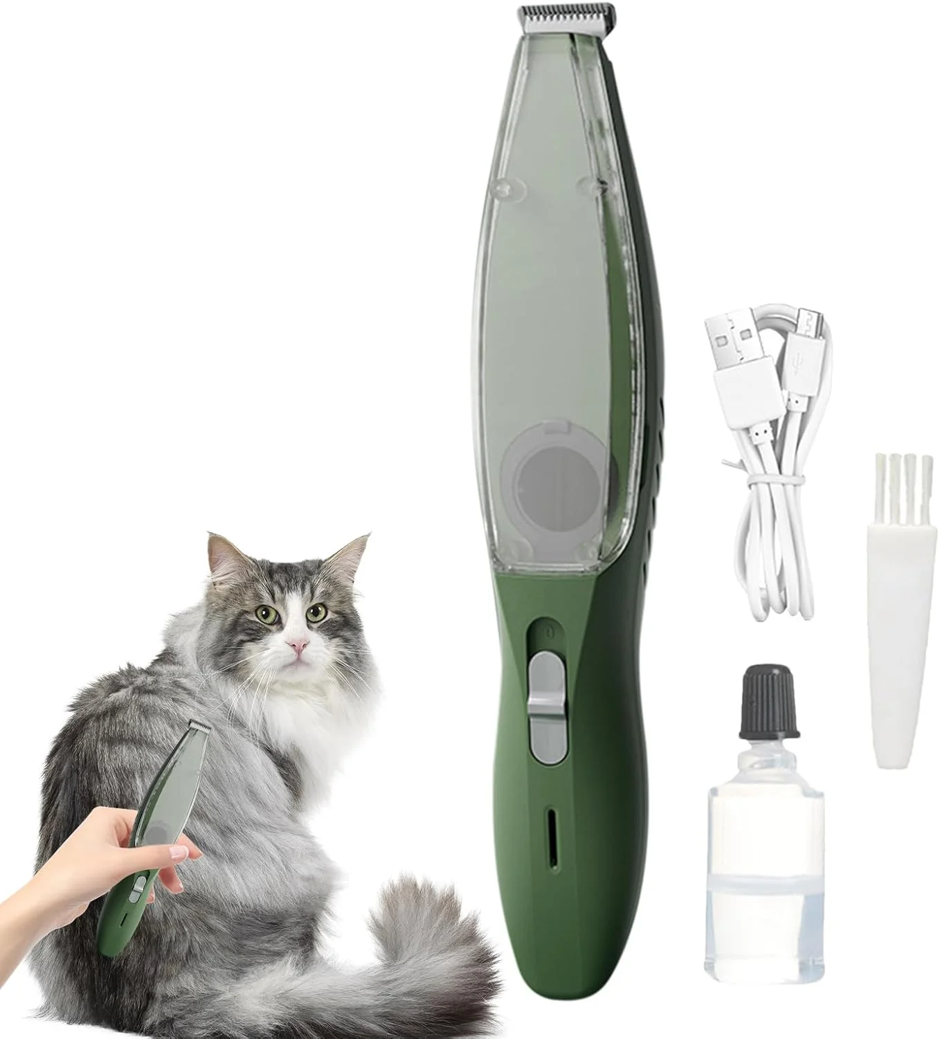 ماشین اصلاح پنجه حیوانات خانگی، ماشین اصلاح ناخن، ماشین اصلاح موی حیوانات خانگی - برای گربه ها، توله سگ ها، حیوانات خانگی نژاد کوچک و بزرگ، حیوانات با پوشش ضخیم و ریزش مو ماشین اصلاح پنجه حیوانات خانگی، ماشین اصلاح ناخن، ماشین اصلاح موی حیوانات خانگی - برای گربه ها، توله سگ ها، حیوانات خانگی نژاد کوچک و بزرگ، حیوانات با پوشش ضخیم و ریزش مو