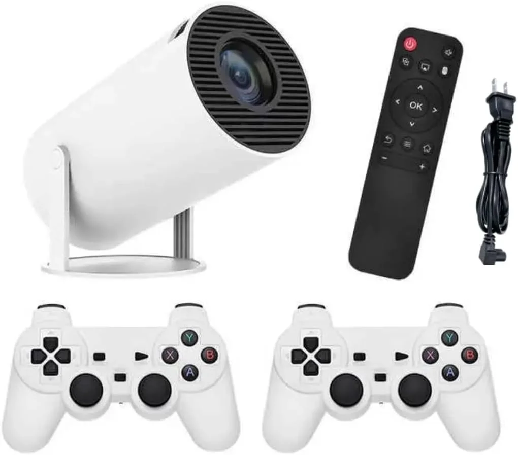 پروژکتور بازی DIGI CORE با بیش از 20000 بازی رترو داخلی به همراه 2 عدد دسته بازی بی سیم، تصحیح خودکار کیستون، کیفیت تصویر Full HD، وای فای 2.4 و 5 گیگاهرتز، بلوتوث 5.0، صفحه نمایش 130 اینچی، چرخش 180 درجه، پشتیبانی از اندروید 11.0 پروژکتور بازی DIGI CORE با بیش از 20000 بازی رترو داخلی به همراه 2 عدد دسته بازی بی سیم، تصحیح خودکار کیستون، کیفیت تصویر Full HD، وای فای 2.4 و 5 گیگاهرتز، بلوتوث 5.0، صفحه نمایش 130 اینچی، چرخش 180 درجه، پشتیبانی از اندروید 11.0