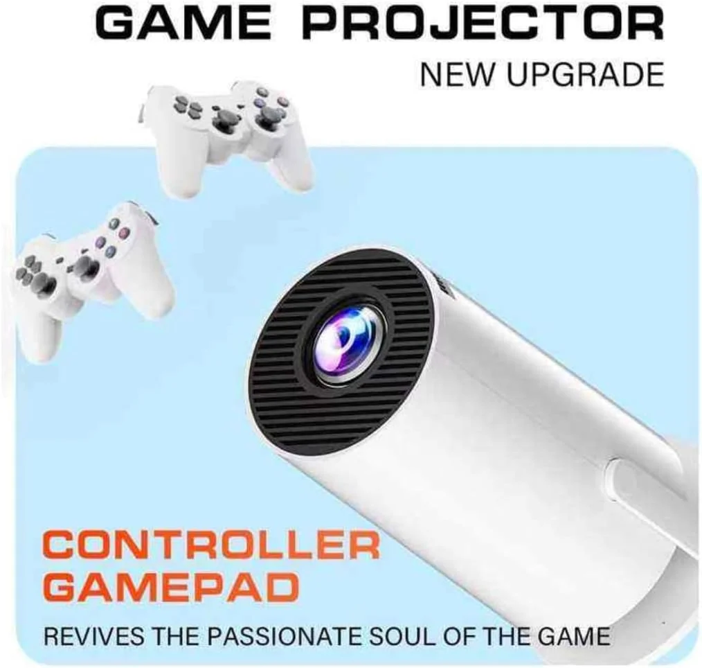 پروژکتور بازی DIGI CORE با بیش از 20000 بازی رترو داخلی به همراه 2 عدد دسته بازی بی سیم، تصحیح خودکار کیستون، کیفیت تصویر Full HD، وای فای 2.4 و 5 گیگاهرتز، بلوتوث 5.0، صفحه نمایش 130 اینچی، چرخش 180 درجه، پشتیبانی از اندروید 11.0 پروژکتور بازی DIGI CORE با بیش از 20000 بازی رترو داخلی به همراه 2 عدد دسته بازی بی سیم، تصحیح خودکار کیستون، کیفیت تصویر Full HD، وای فای 2.4 و 5 گیگاهرتز، بلوتوث 5.0، صفحه نمایش 130 اینچی، چرخش 180 درجه، پشتیبانی از اندروید 11.0