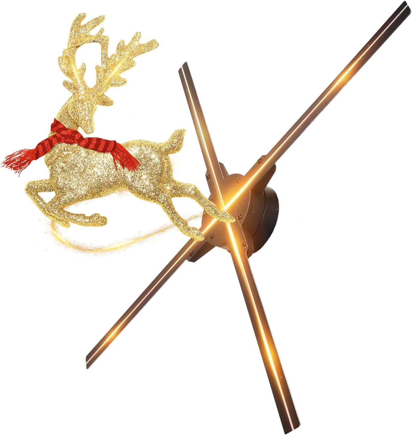 فن هولوگرام سه بعدی تبلیغاتی Faryuan، بهترین انتخاب برای کسب و کار، فروشگاه، مغازه، تعطیلات، 52 سانتی متر با وای فای، رزولوشن بالا 1600x576 پیکسل، پروژکتور ویدئویی LED هولوگرافیک