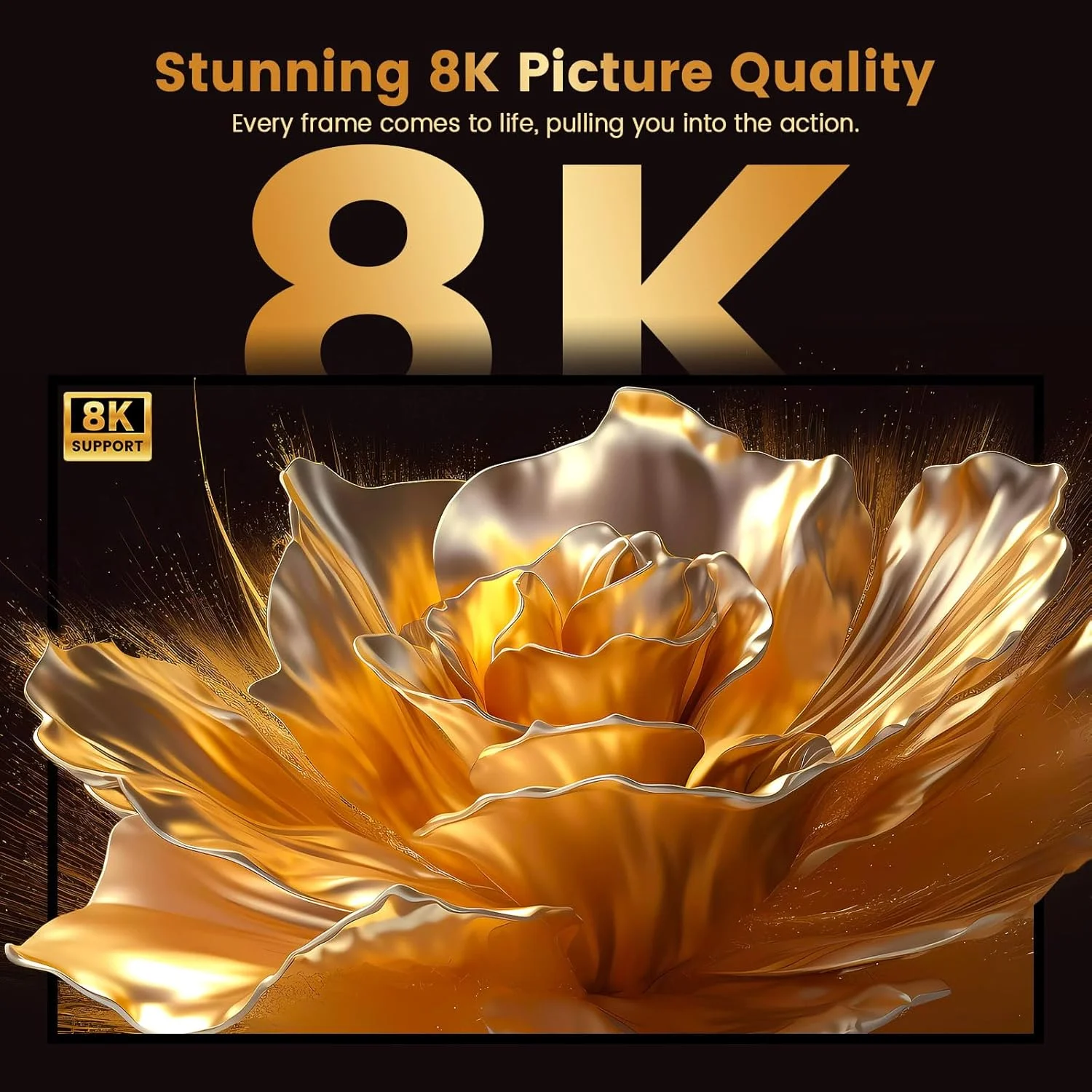 پروژکتور مینی ENUOSUMA مدل H5، پروژکتور ویدئویی قابل حمل با WiFi و بلوتوث، پروژکتور فیلم پشتیبانی از 8K با سیستم عامل اندروید، تصحیح خودکار کیستون، پروژکتور ویدئویی صفحه نمایش 40 تا 200 اینچ، همراه با کابل HDMI