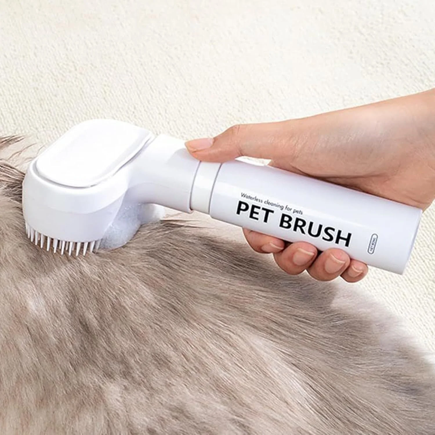 برس حمام سگ، با پخش کننده صابون و ماساژ | برس شستشوی سگ - برای نظافت و آراستگی موهای کوتاه و بلند توله سگ، گربه، بچه گربه، خرگوش، دوش گرفتن در خانه