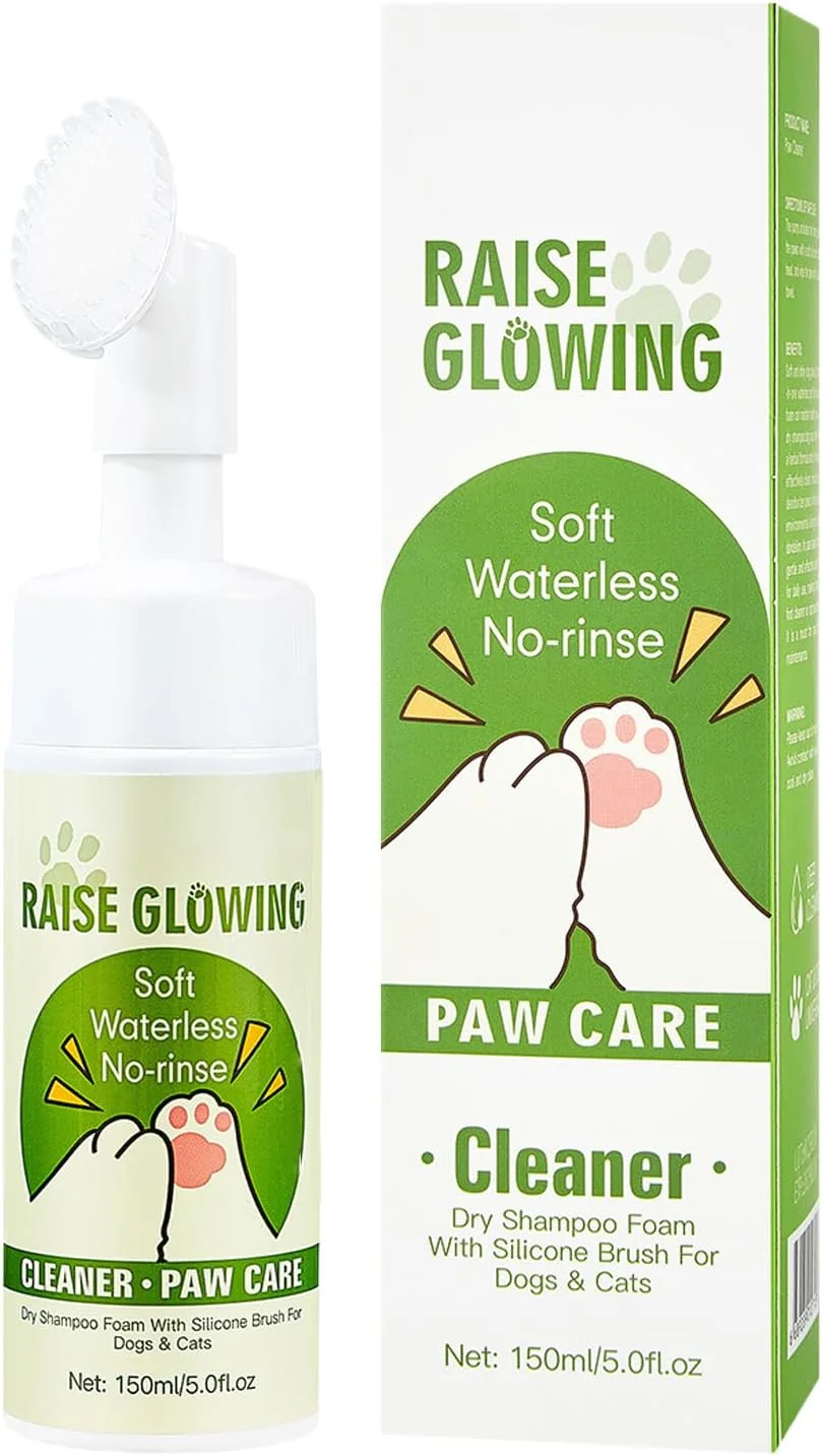 تمیز کننده پنجه سگ - تمیز کننده فوم مرطوب کننده، واشر تمیز کننده پنجه سگ - برای مسافرت، حمام کردن، تمیز کردن خانه، نظافت، پیاده روی، روال روزانه در فضای باز