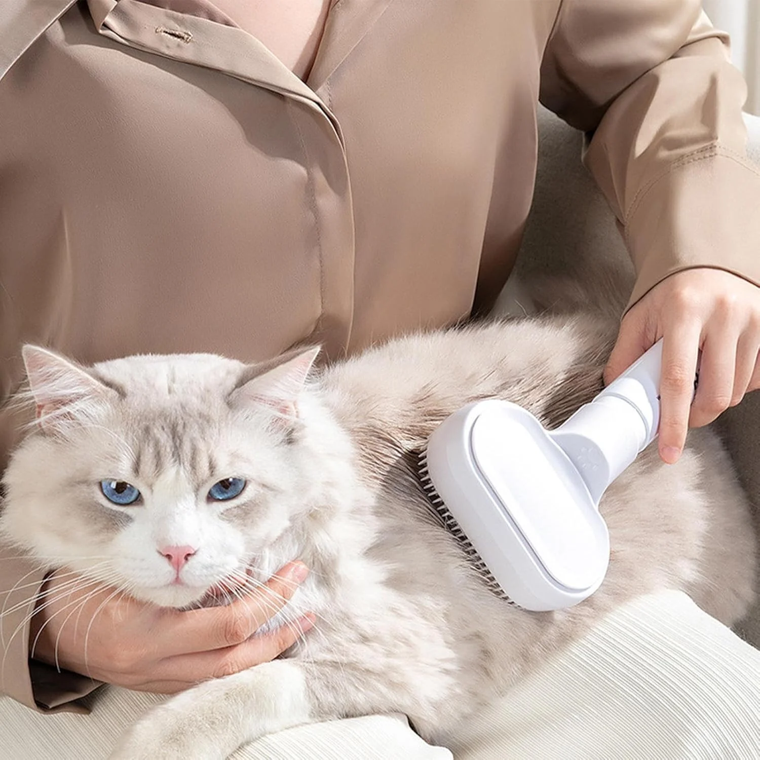 برس دوش سگ - برس حمام سگ ماساژور و قابل حمل با پخش کننده صابون - برس اسکرابر حمام سگ - برای تمیز کردن، نظافت و حمام کردن توله سگ، گربه، بچه گربه، خرگوش با موهای کوتاه و بلند در خانه