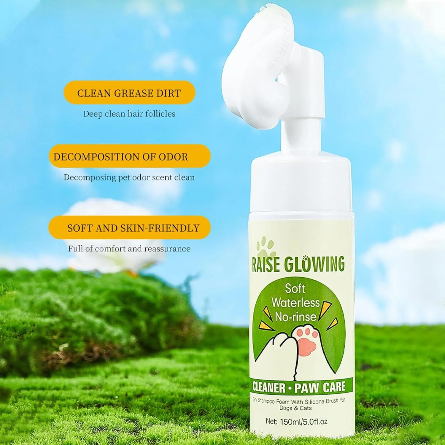 تمیز کننده پنجه سگ - واشر مرطوب کننده فوم دار | واشر مرطوب کننده پنجه سگ، برای حمام کردن در سفر، نظافت منزل، آراستگی، پیاده روی، روتین روزانه در فضای باز تمیز کننده پنجه سگ - واشر مرطوب کننده فوم دار | واشر مرطوب کننده پنجه سگ، برای حمام کردن در سفر، نظافت منزل، آراستگی، پیاده روی، روتین روزانه در فضای باز