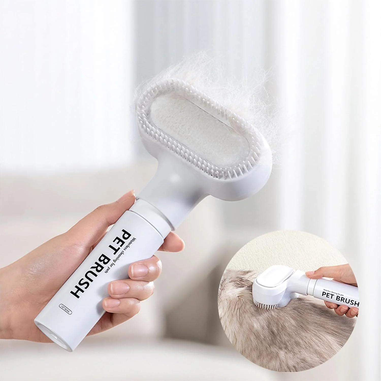 Dog Bathing Brush,with Soap Dispenser Portable - Dog Shampoo Brush Scrubber - for Short Long Haired Puppy Cat Kitten Bunny Cleaning Grooming Shower Home Dog Bathing Brush,with Soap Dispenser Portable - Dog Shampoo Brush Scrubber - for Short Long Haired Puppy Cat Kitten Bunny Cleaning Grooming Shower Home