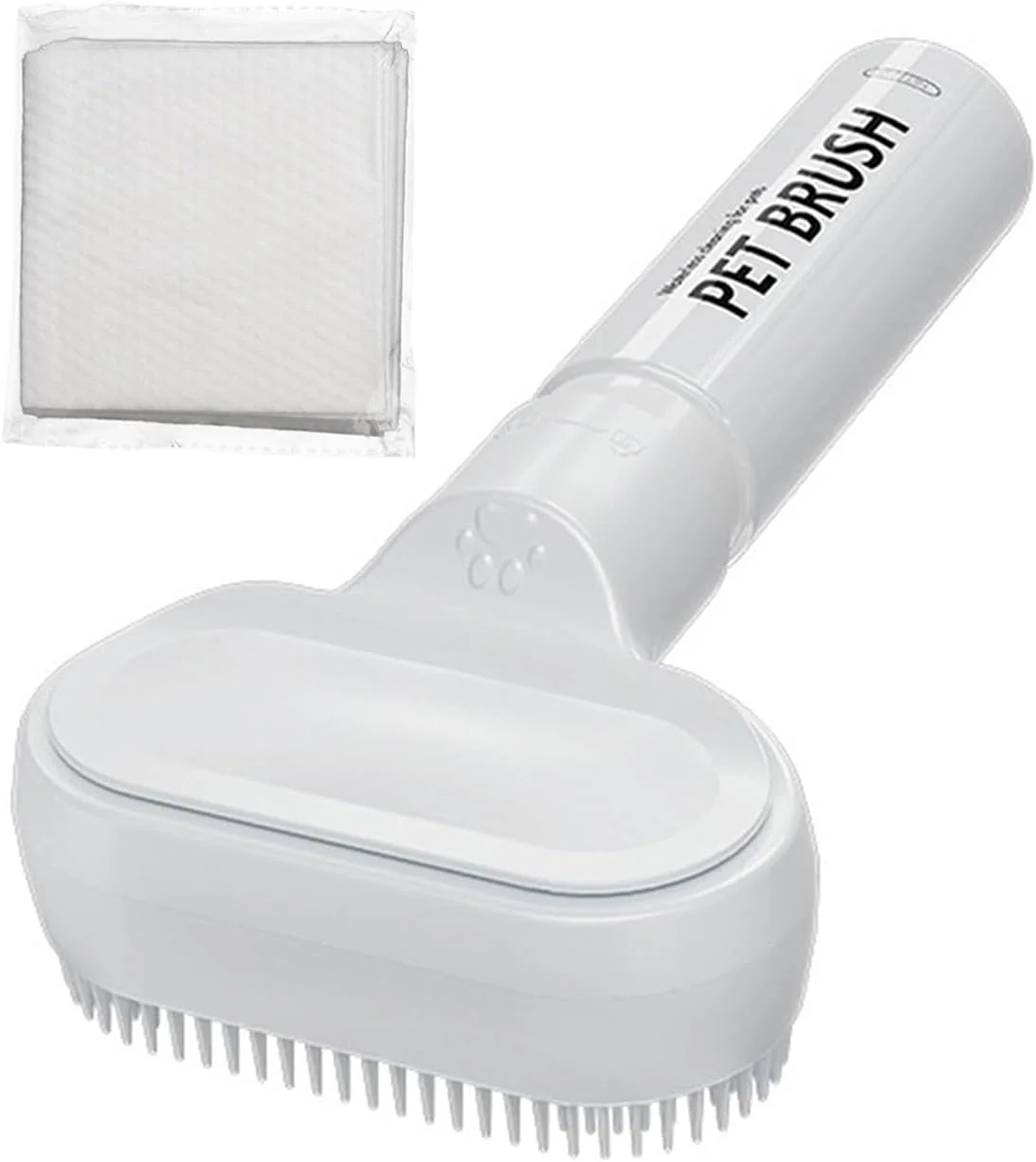 Dog Bathing Brush, with Soap Dispenser Soothing Massage, Dog Shampoo Brush Scrubber, for Short Long Haired Puppy Cat Kitten Bunny Cleaning Grooming Shower Home