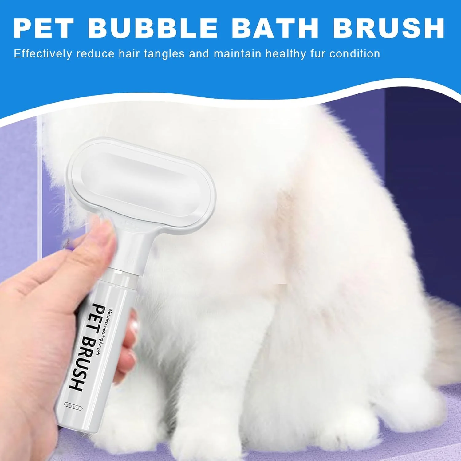 Dog Bathing Brush,with Soap Dispenser Portable - Dog Shampoo Brush Scrubber - for Short Long Haired Puppy Cat Kitten Bunny Cleaning Grooming Shower Home Dog Bathing Brush,with Soap Dispenser Portable - Dog Shampoo Brush Scrubber - for Short Long Haired Puppy Cat Kitten Bunny Cleaning Grooming Shower Home