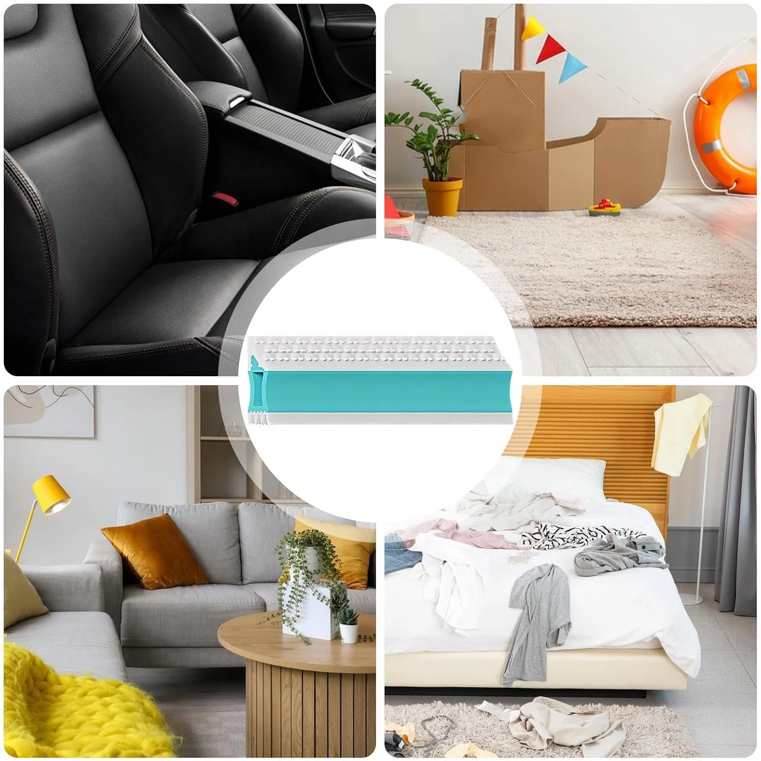 از بین برنده موی حیوانات خانگی - ابزار دو طرفه خراشنده | برس تمیز کننده مو برای مبلمان، مناسب برای تخت، مبل، فرش، ماشین و کاناپه از بین برنده موی حیوانات خانگی - ابزار دو طرفه خراشنده | برس تمیز کننده مو برای مبلمان، مناسب برای تخت، مبل، فرش، ماشین و کاناپه