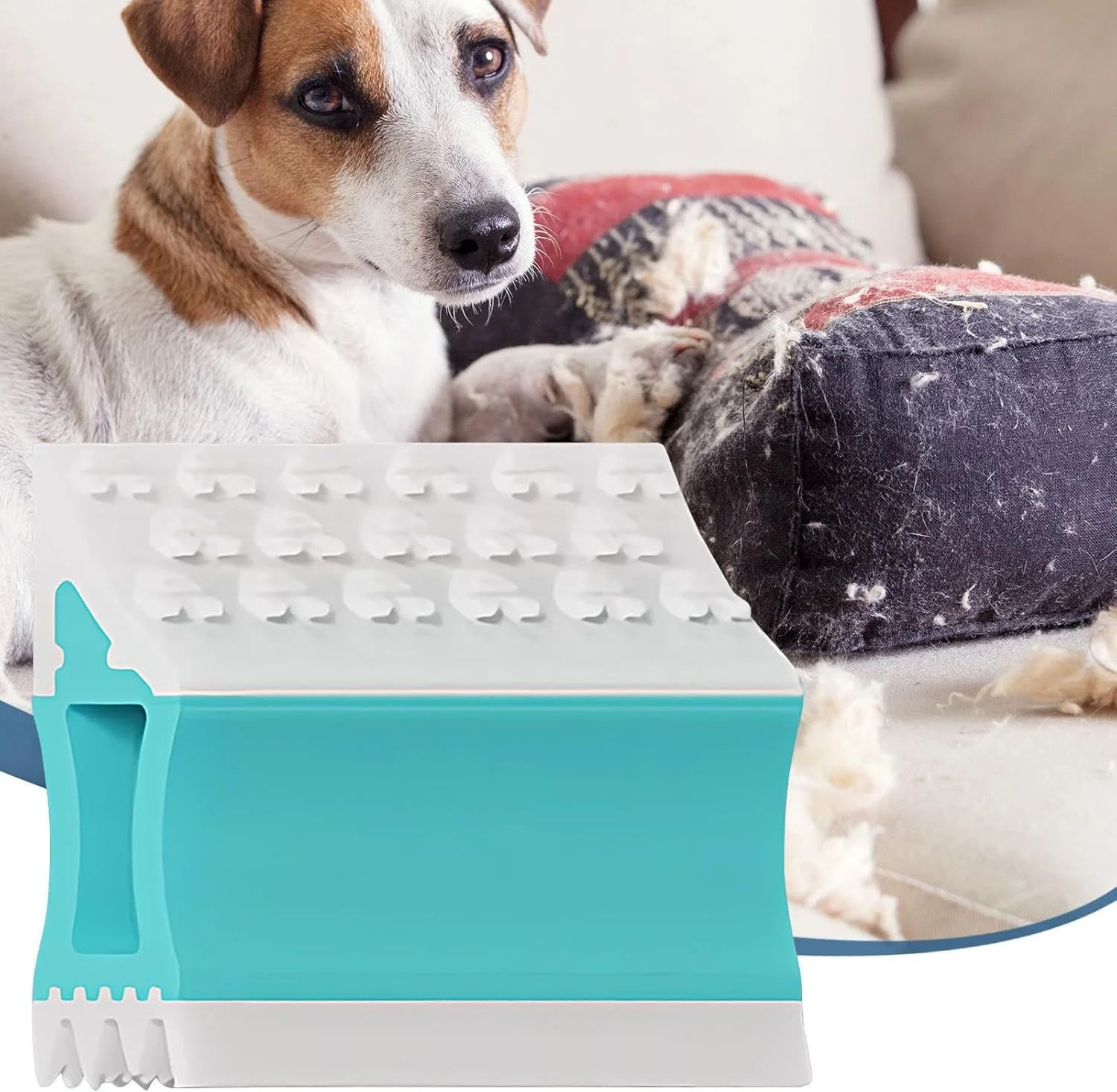 ابزار حذف موی سگ | برس تمیز کننده دو طرفه و قابل استفاده مجدد، برس تمیز کننده موی مبلمان | مناسب برای تخت، مبل، فرش، ماشین، مبلمان و کاناپه