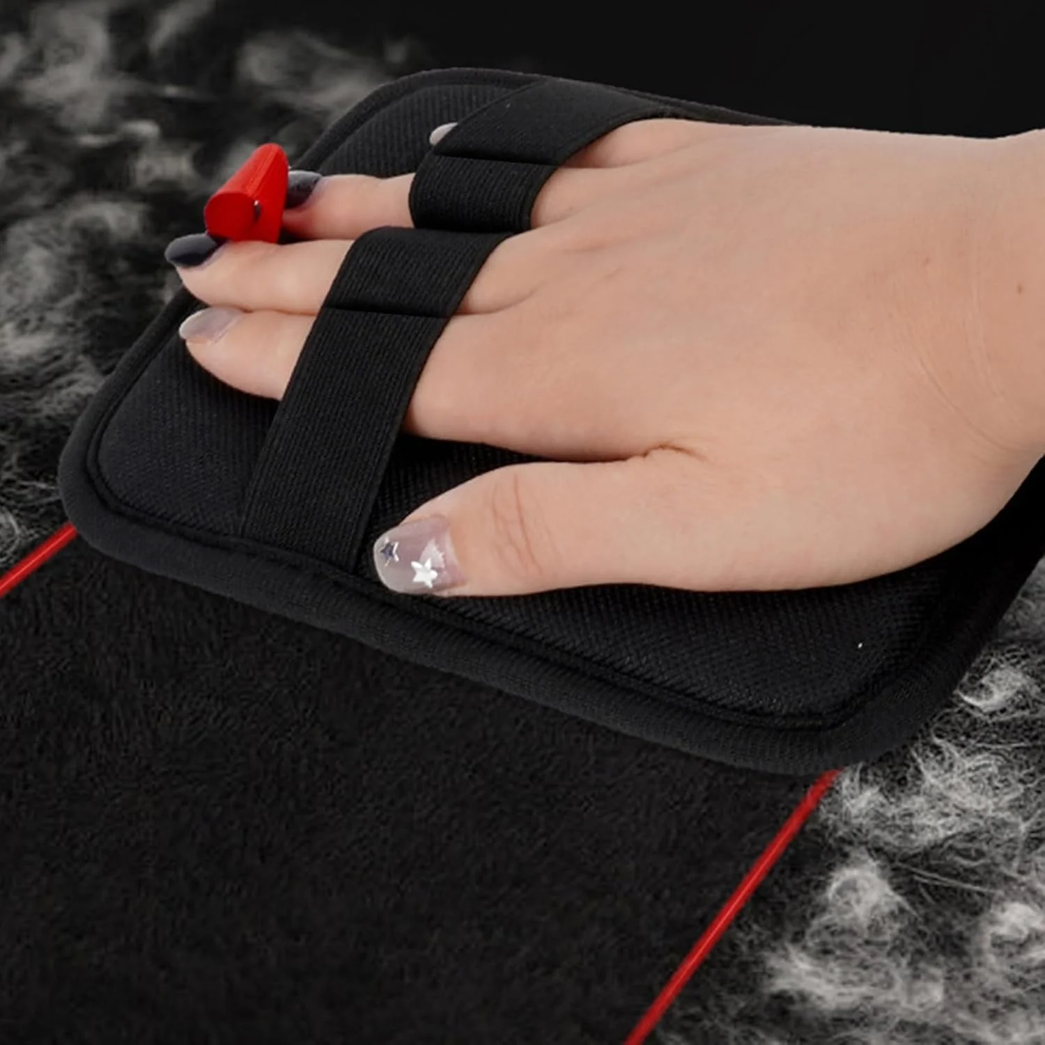 دستکش پاک کننده موی حیوانات خانگی، دستکش موبر گربه - دستکش تمیز کننده ارگونومیک ضد الکتریسیته ساکن قابل شستشو و استفاده مجدد برای تمیز کردن موی حیوانات از مبل، کاناپه، فرش و مبلمان داخلی