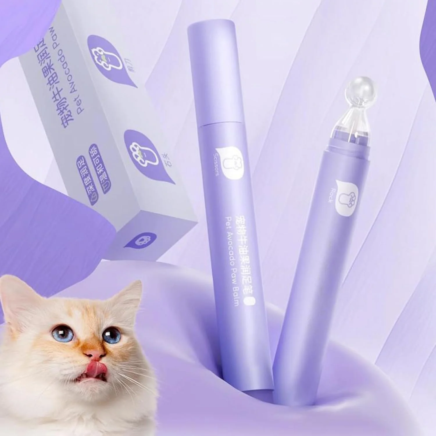 بالم پنجه سگ، قلم مرطوب کننده پنجه های ترک خورده توله سگ | لوسیون 7.5 گرمی جذب سریع و بدون نشتی، راه حل مراقبت از پوست برای حیوانات نژاد کوچک، متوسط و بزرگ بالم پنجه سگ، قلم مرطوب کننده پنجه های ترک خورده توله سگ | لوسیون 7.5 گرمی جذب سریع و بدون نشتی، راه حل مراقبت از پوست برای حیوانات نژاد کوچک، متوسط و بزرگ